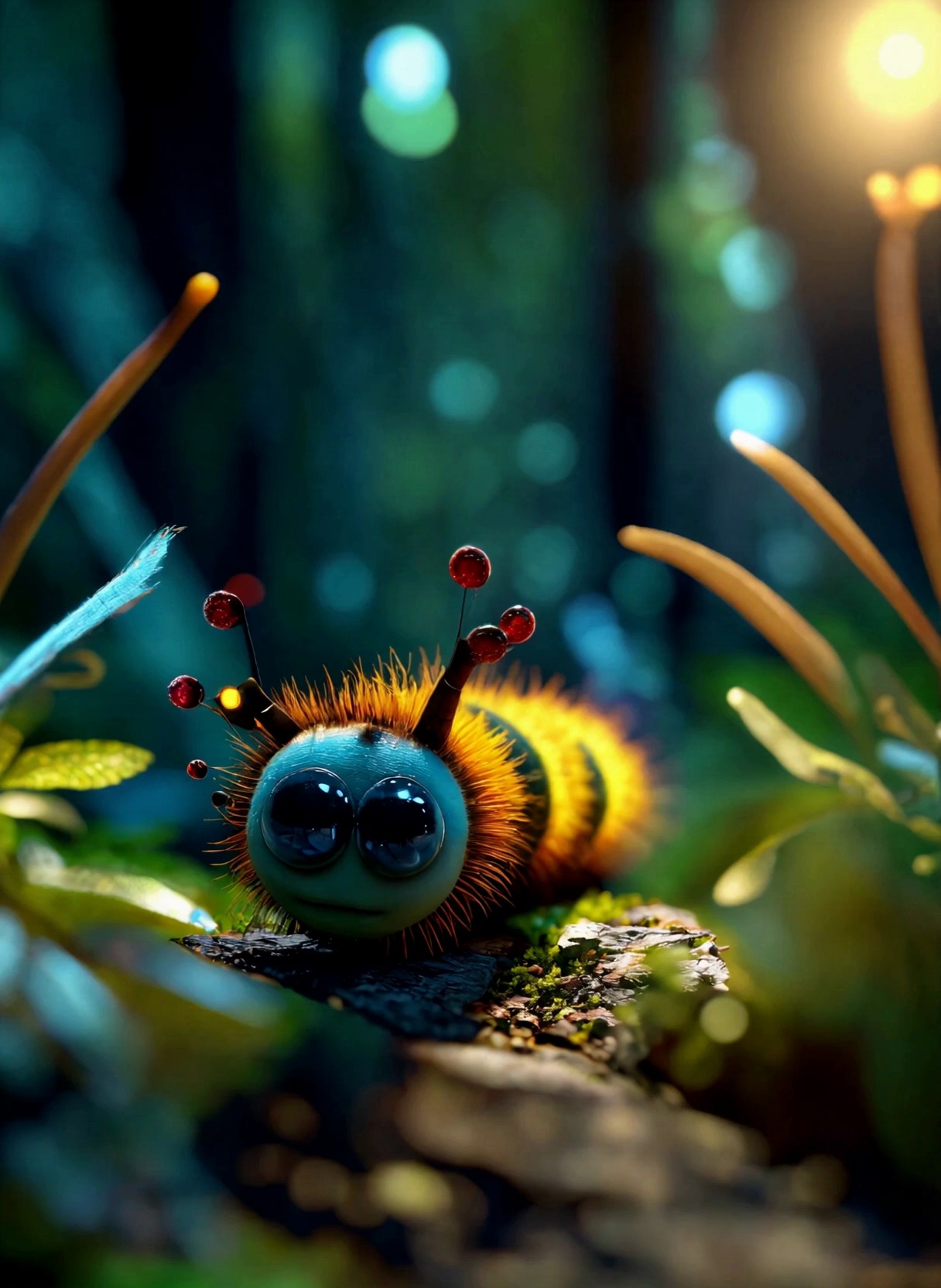 Realistic Beautiful Little Hairy Big Eyed Animal Video 3 Thumbnail
