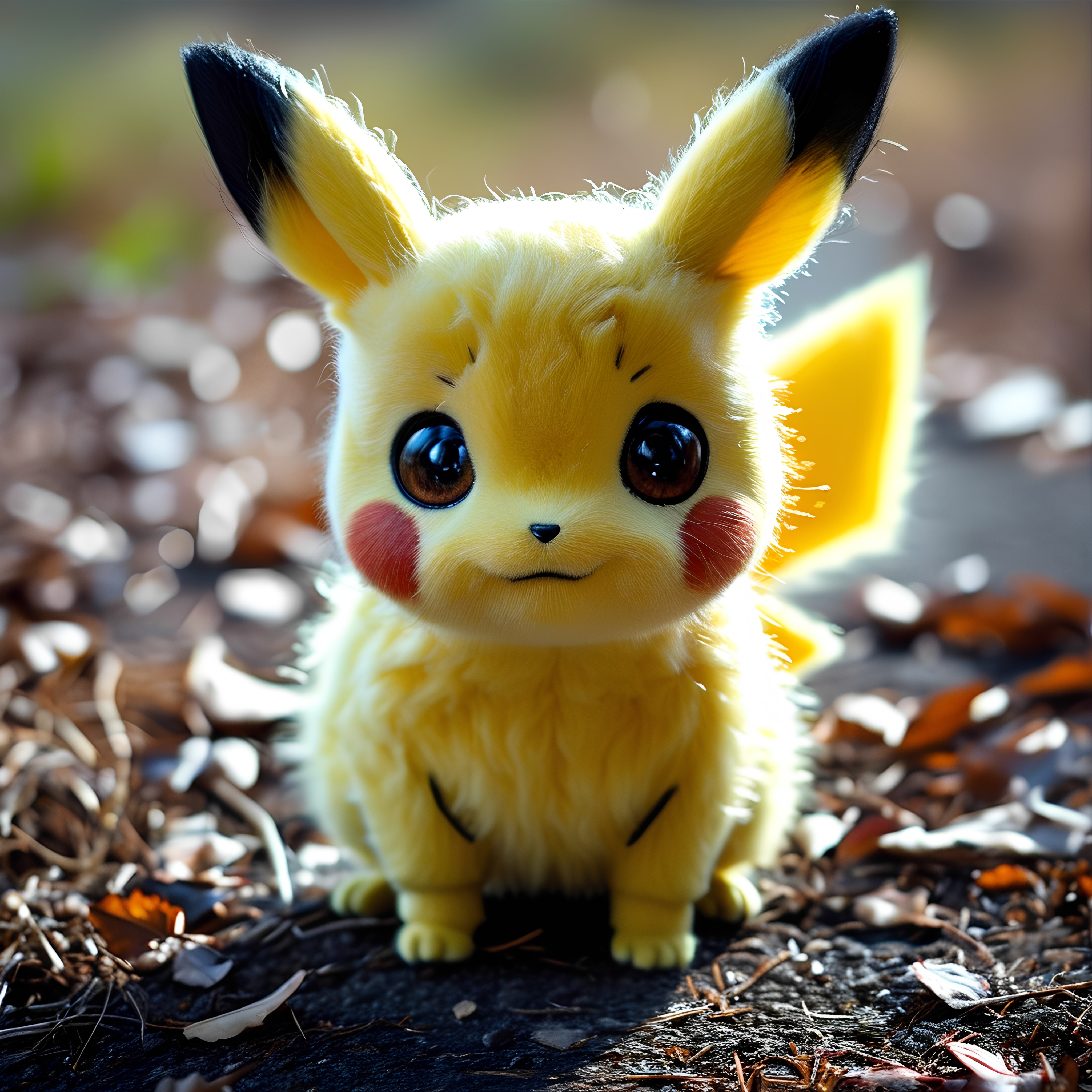 Cute Fluffy Pikachu 1