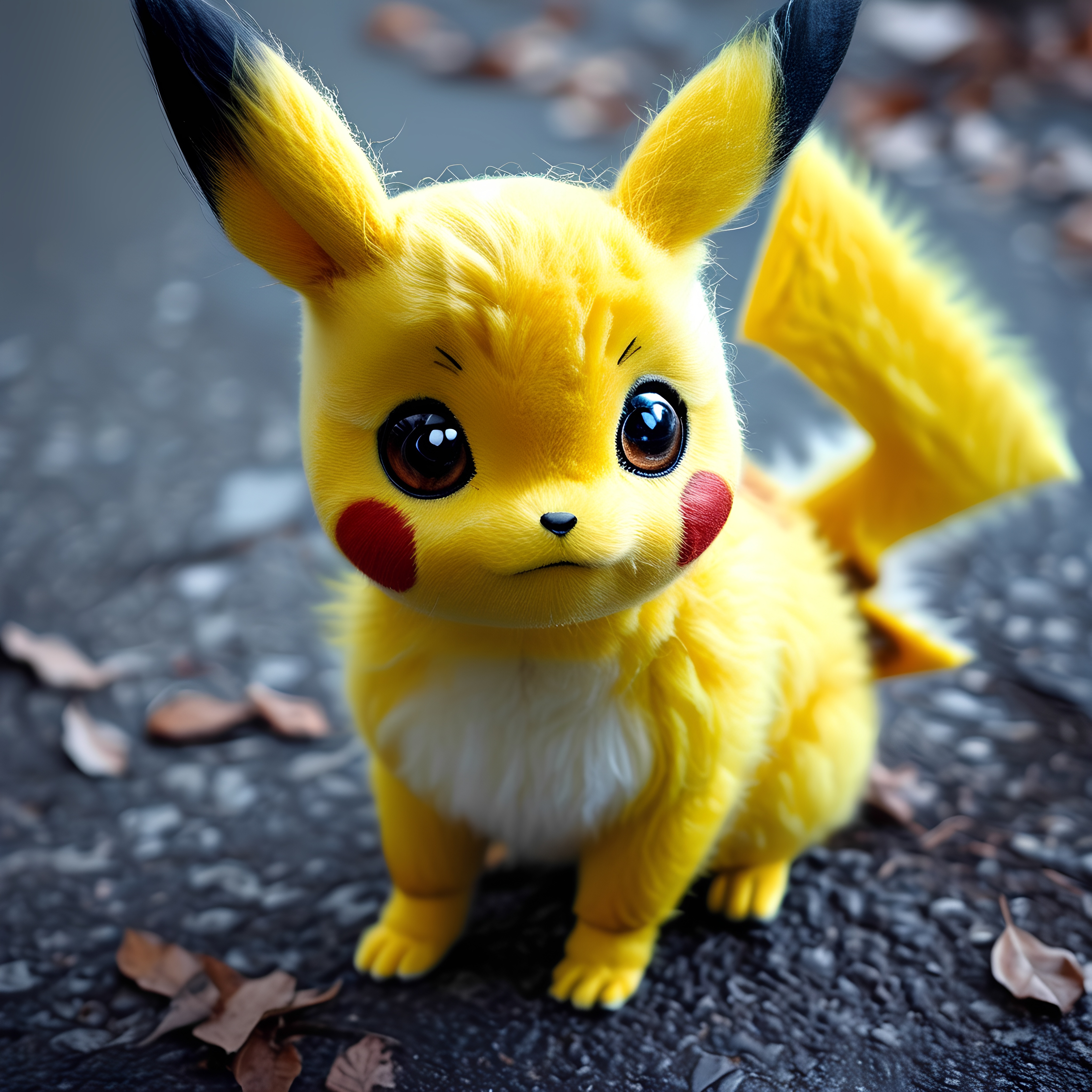 Cute Fluffy Pikachu 2