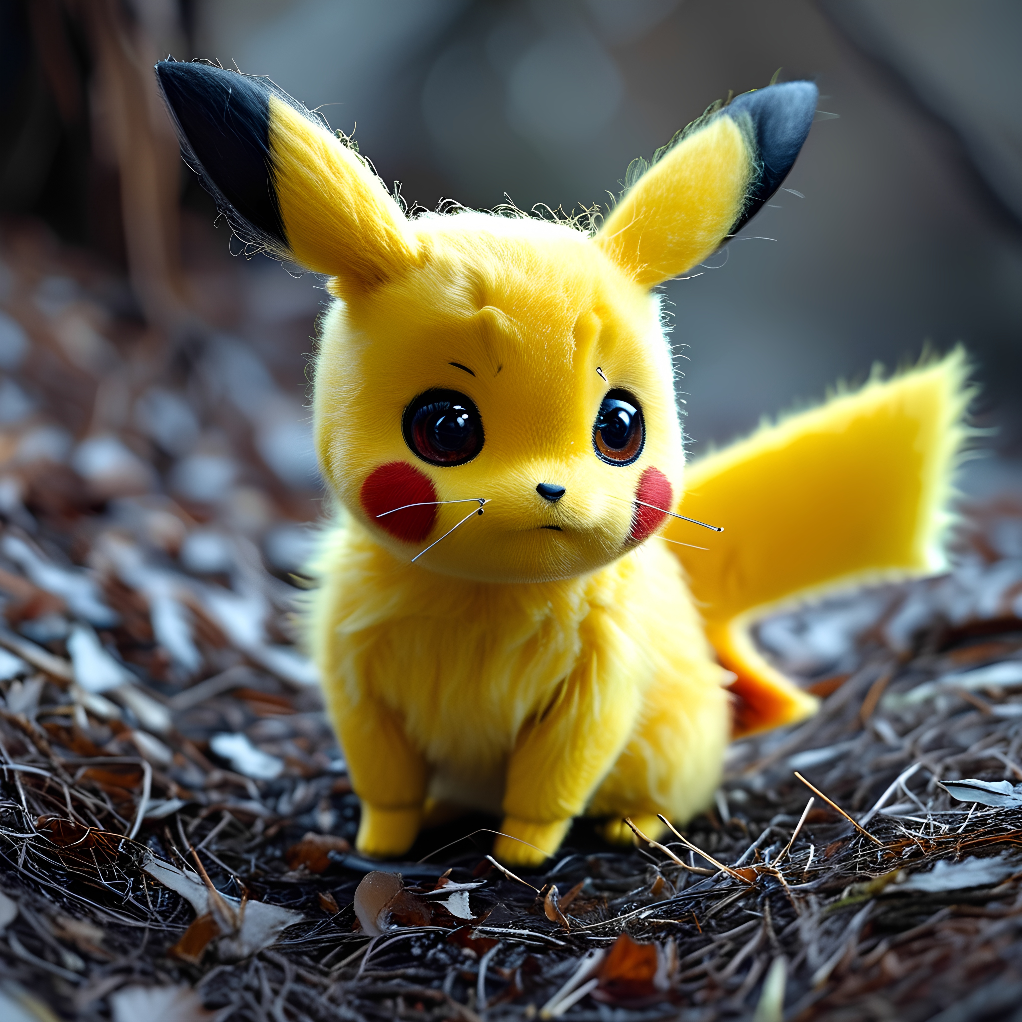 Cute Fluffy Pikachu 4