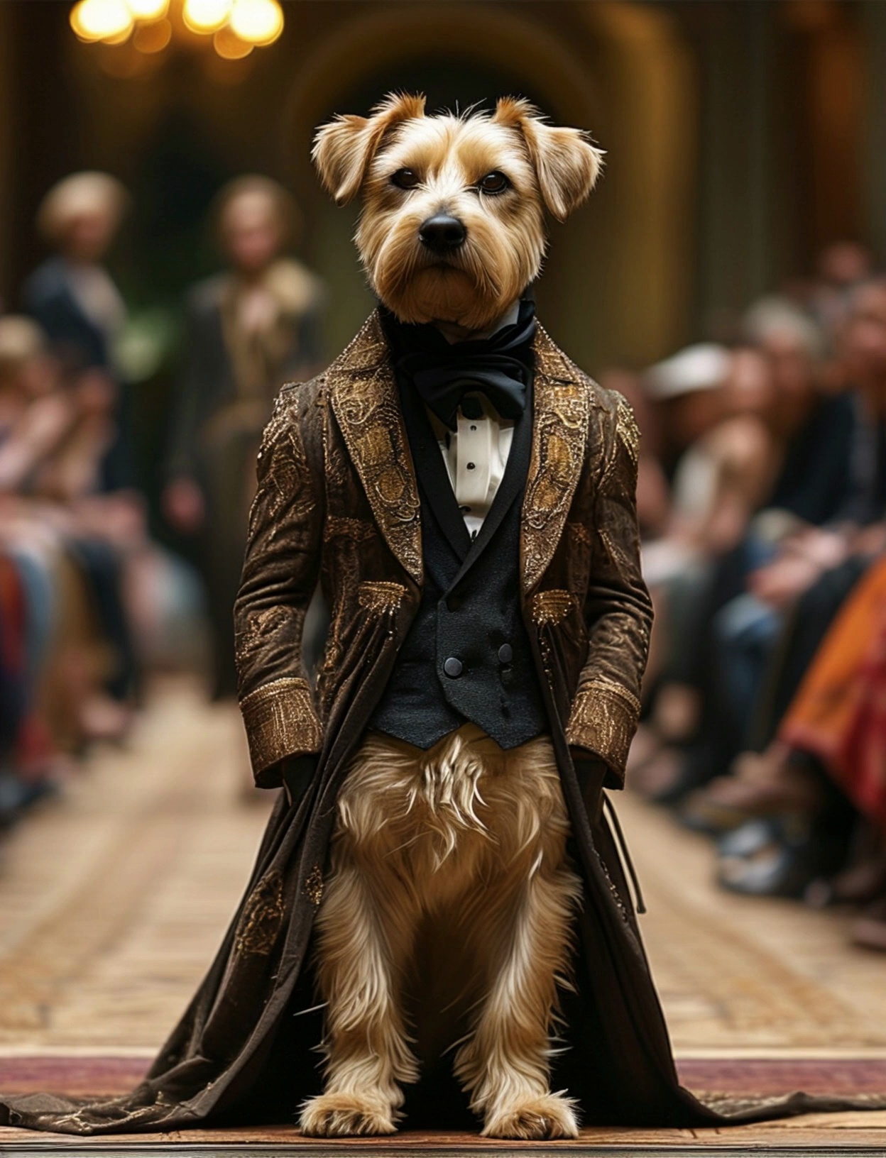Dog In Classic Suit On Podium Video 3 Thumbnail