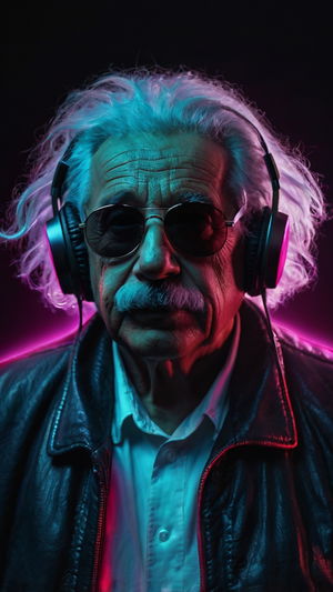 Einstein Headphones Sunglasses Neon 1