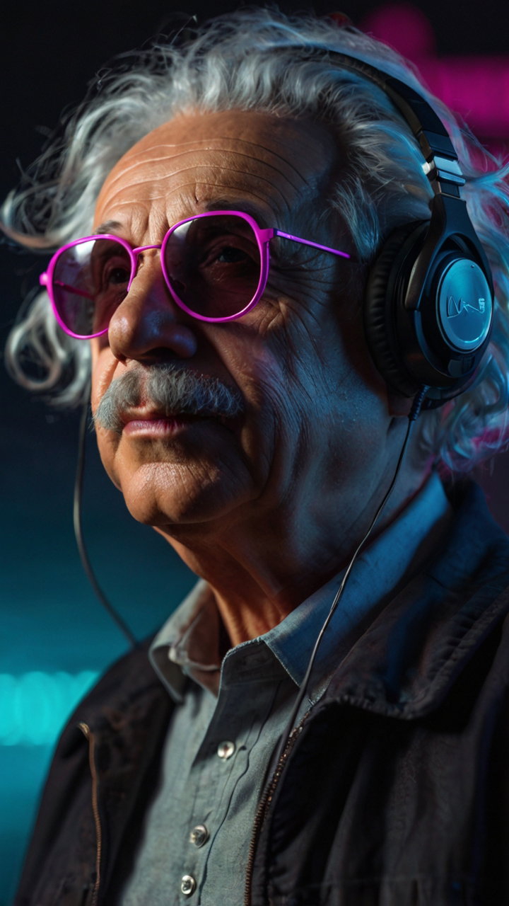Einstein Headphones Sunglasses Neon 4