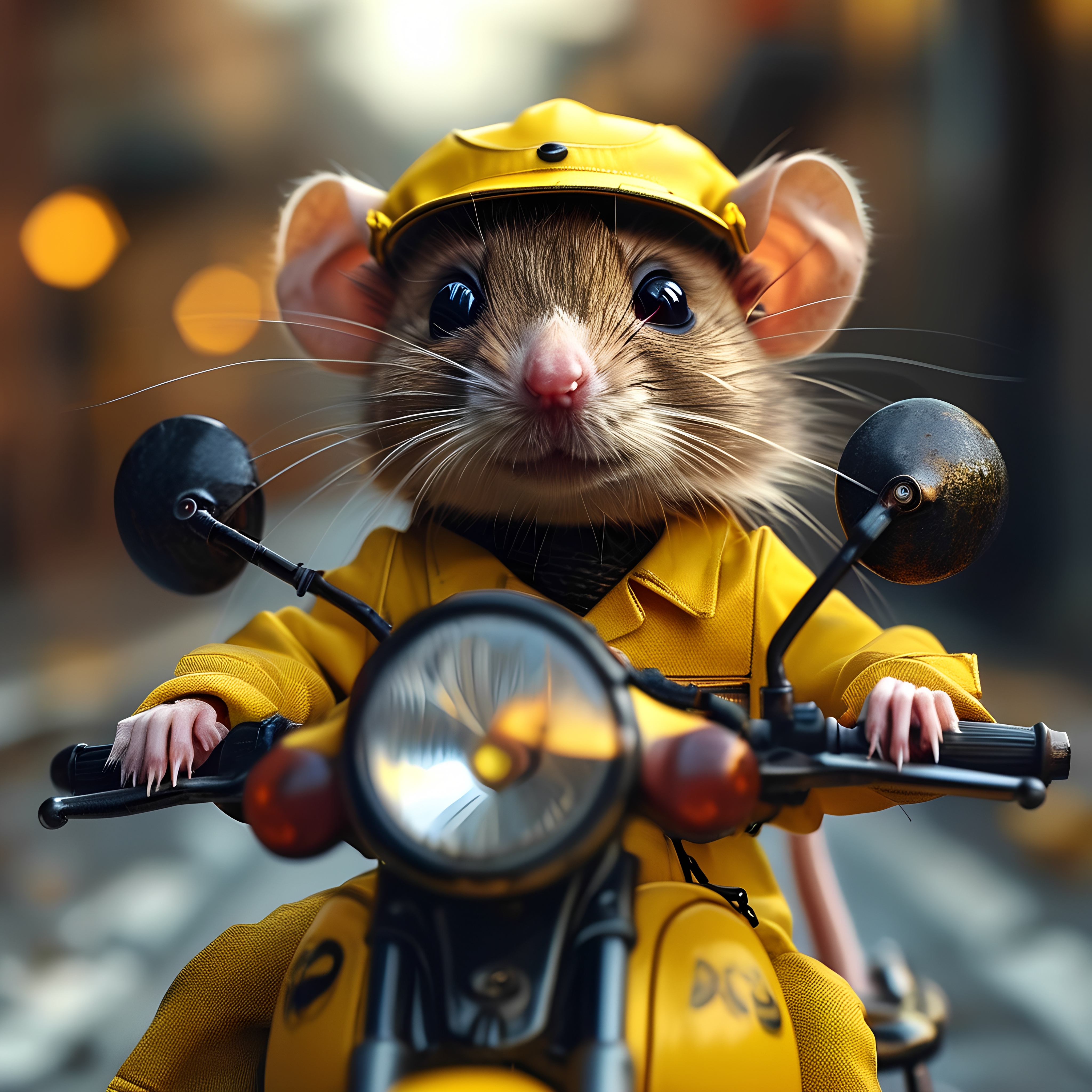 Mouse Rider City Dusk 2