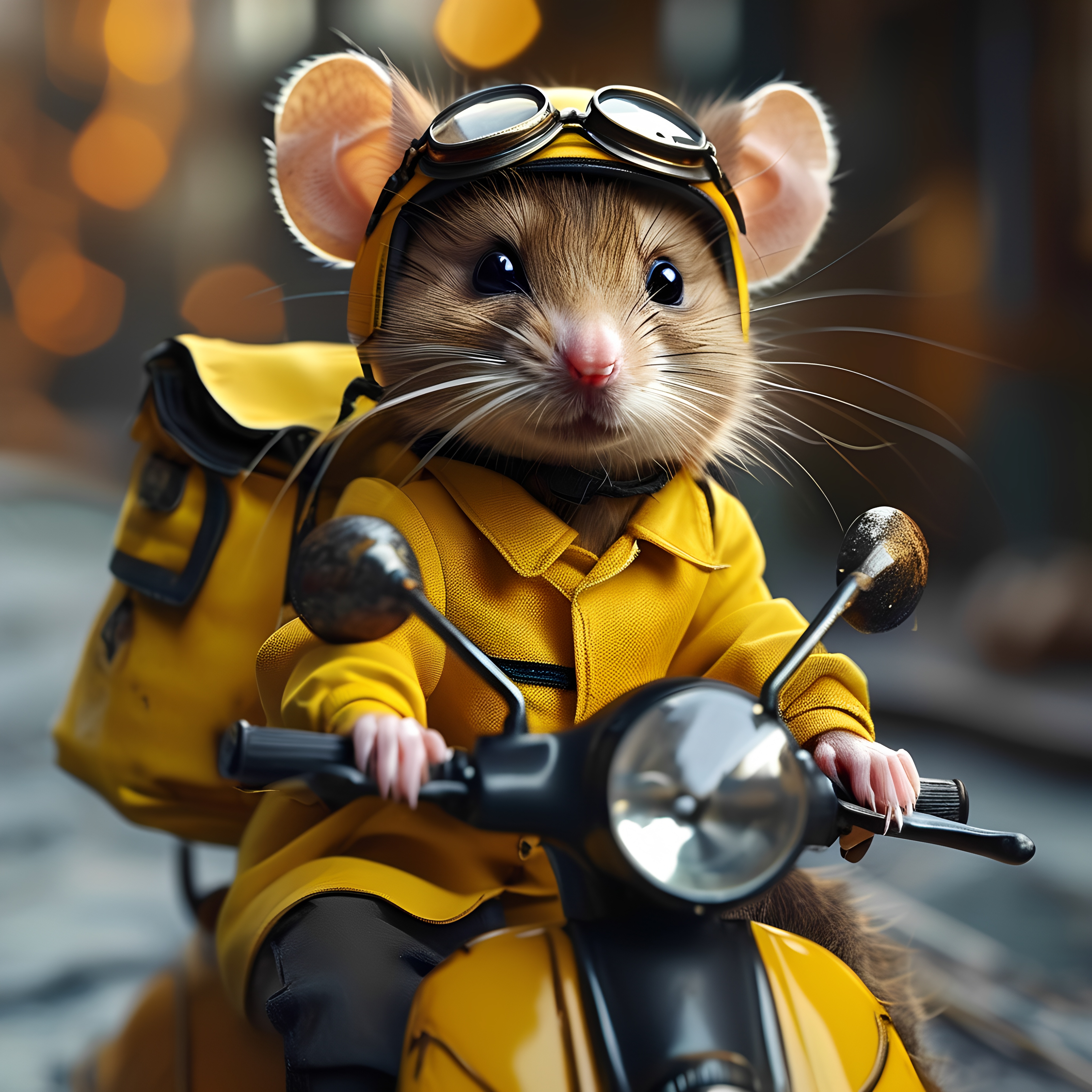 Mouse Rider City Dusk 3