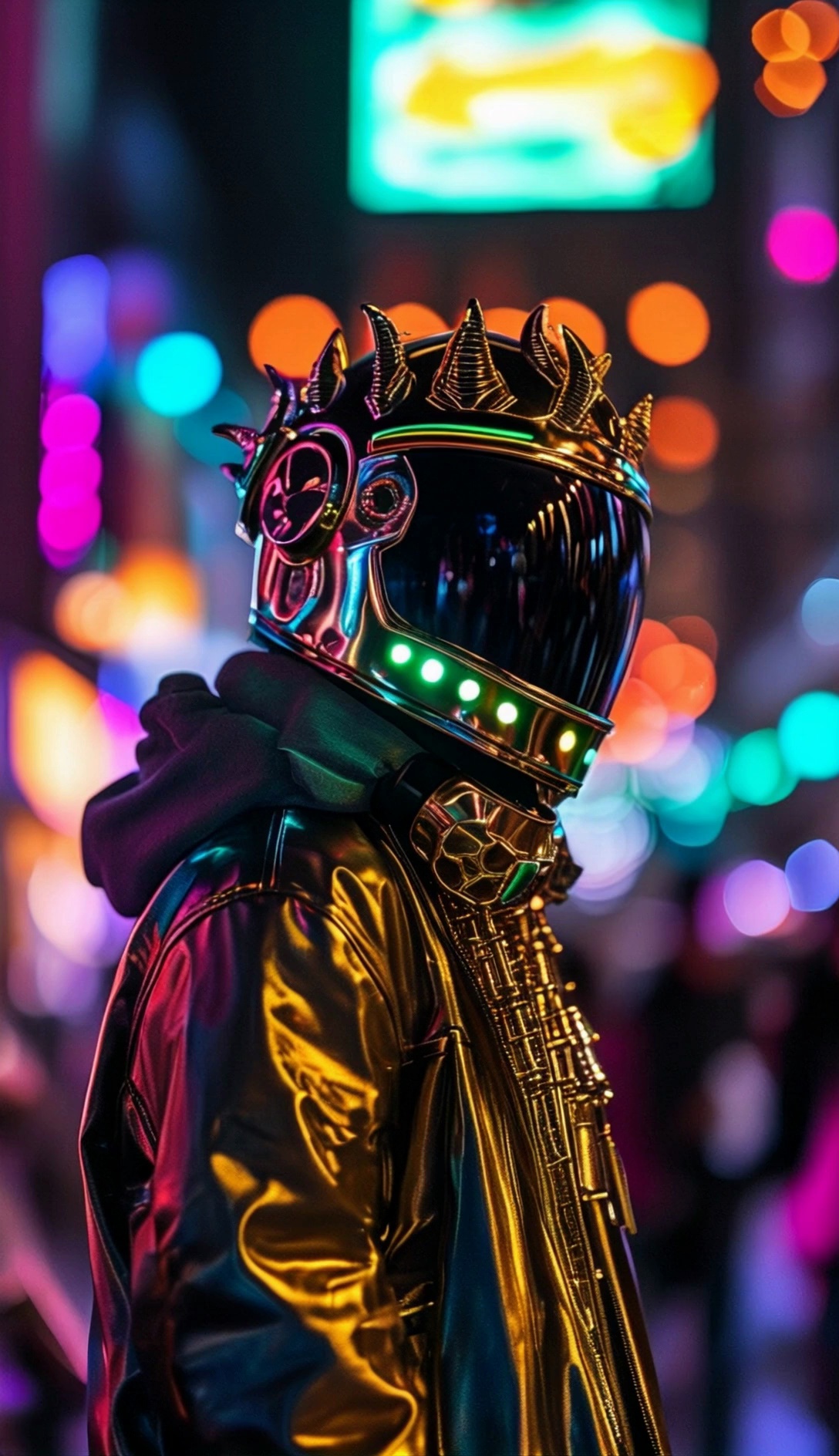 Neon City Glow Helmet Guy Video 2 Thumbnail
