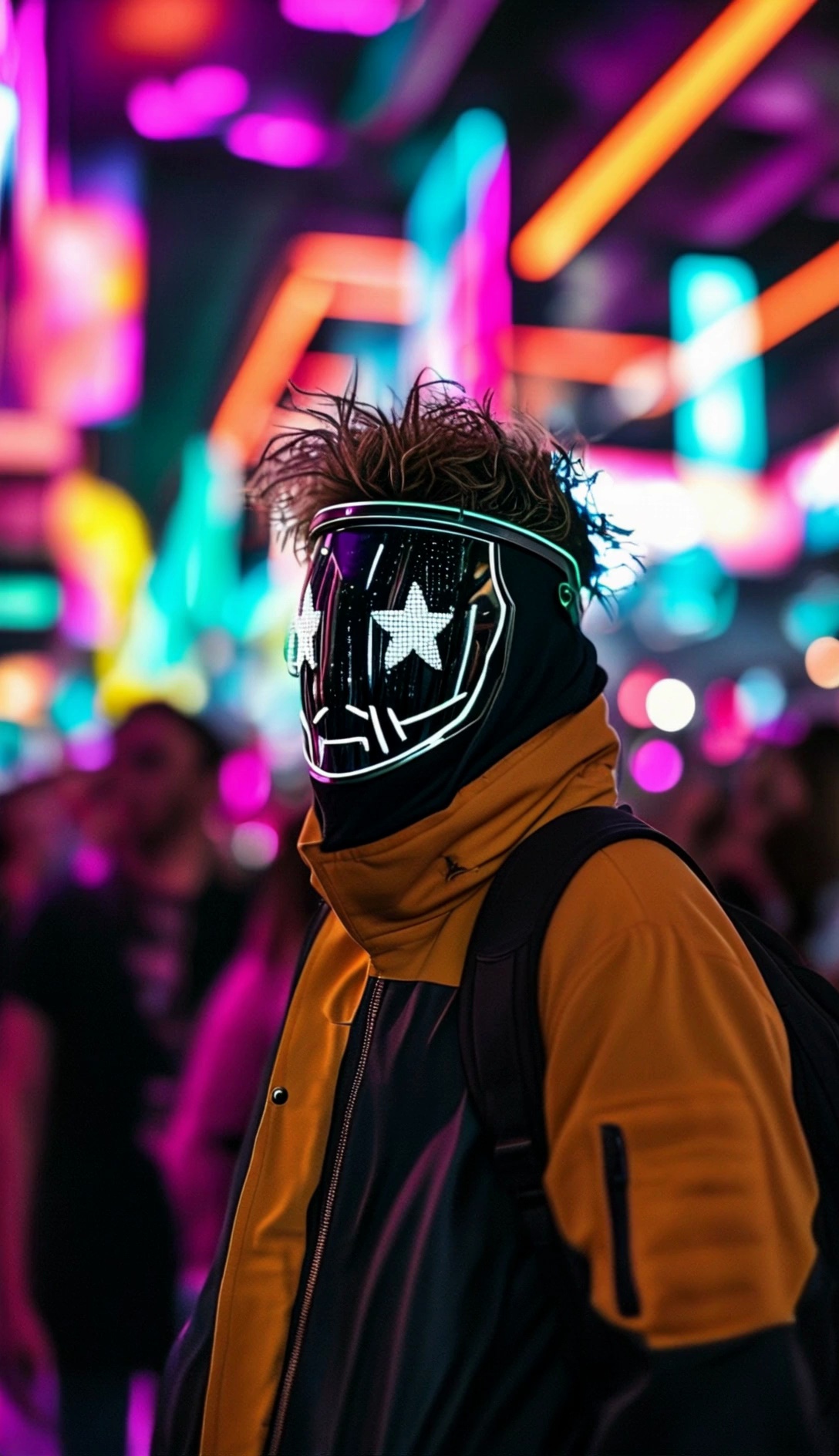 Neon City Glow Helmet Guy Video 4 Thumbnail