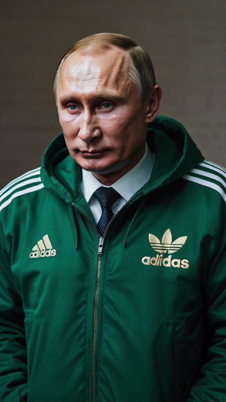 Putin Green Adidas Jacket 2