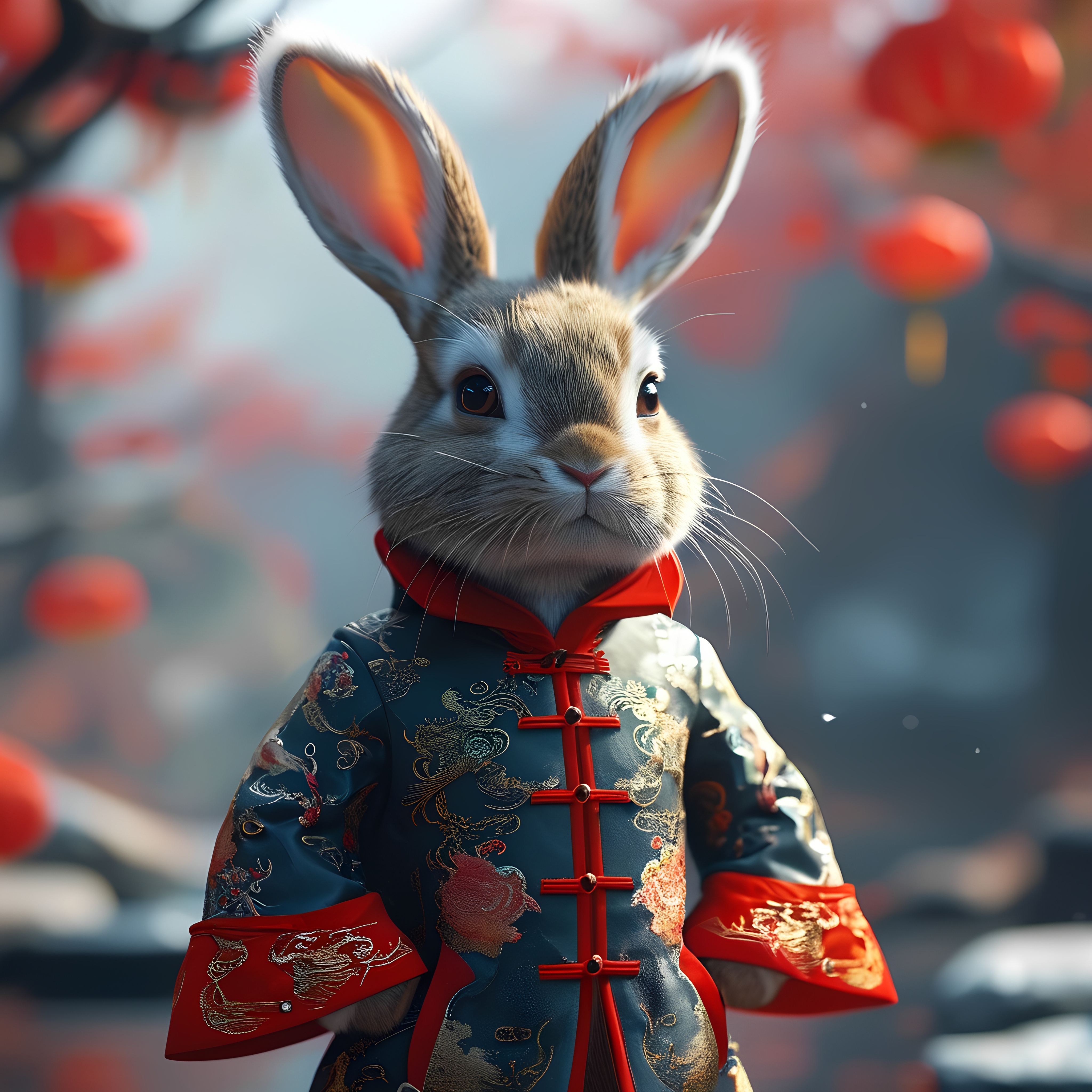 Rabbit Proud Traditional Attire Autumn 3