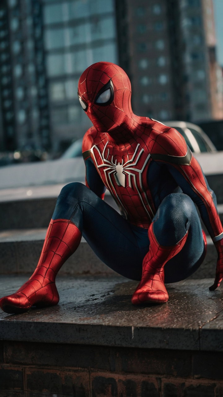Spiderman Classic Red Blue Costume 2