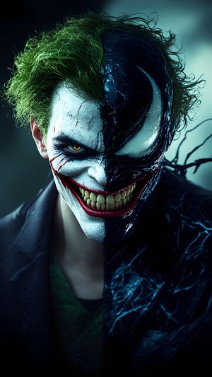 Split Face Joker Venom Character 1