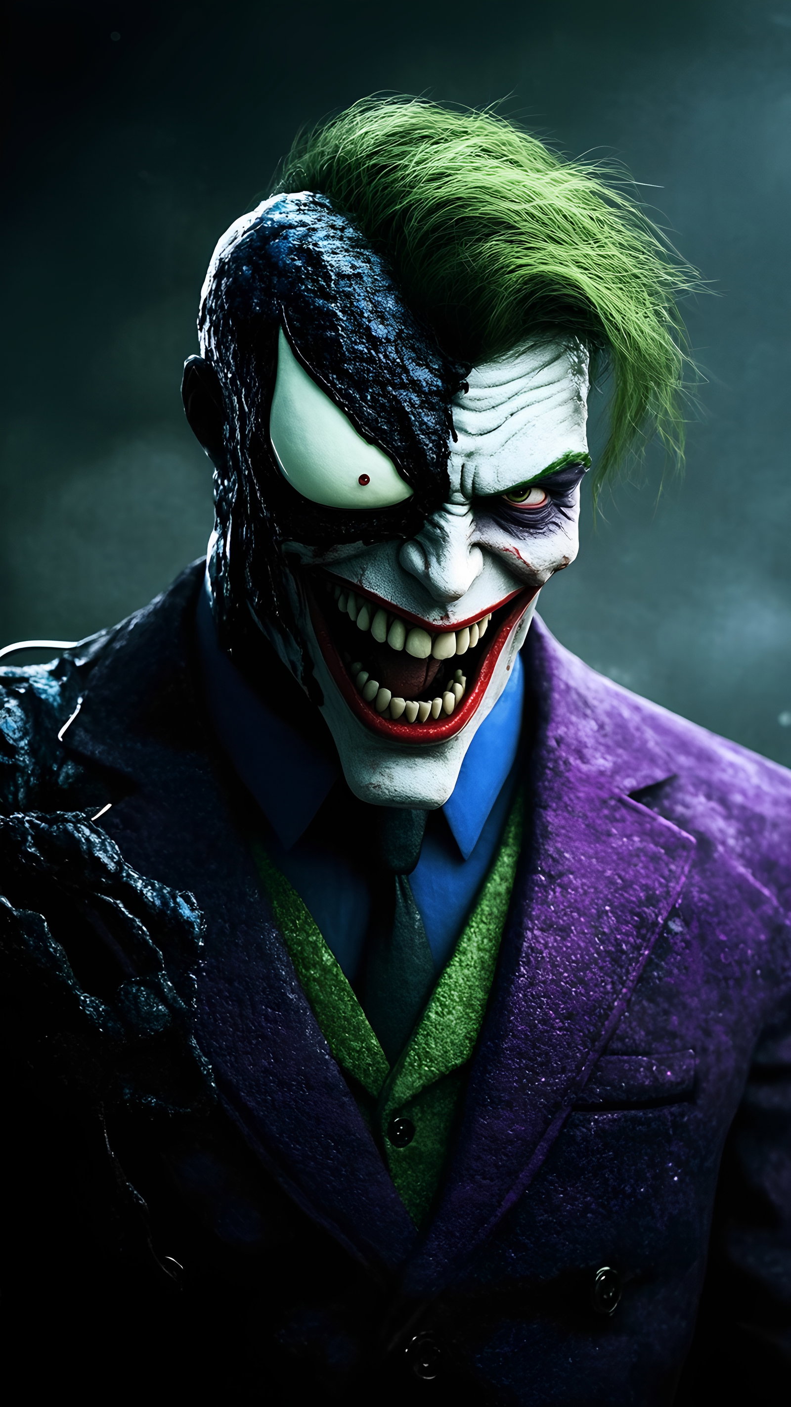 Split Face Joker Venom Character 3