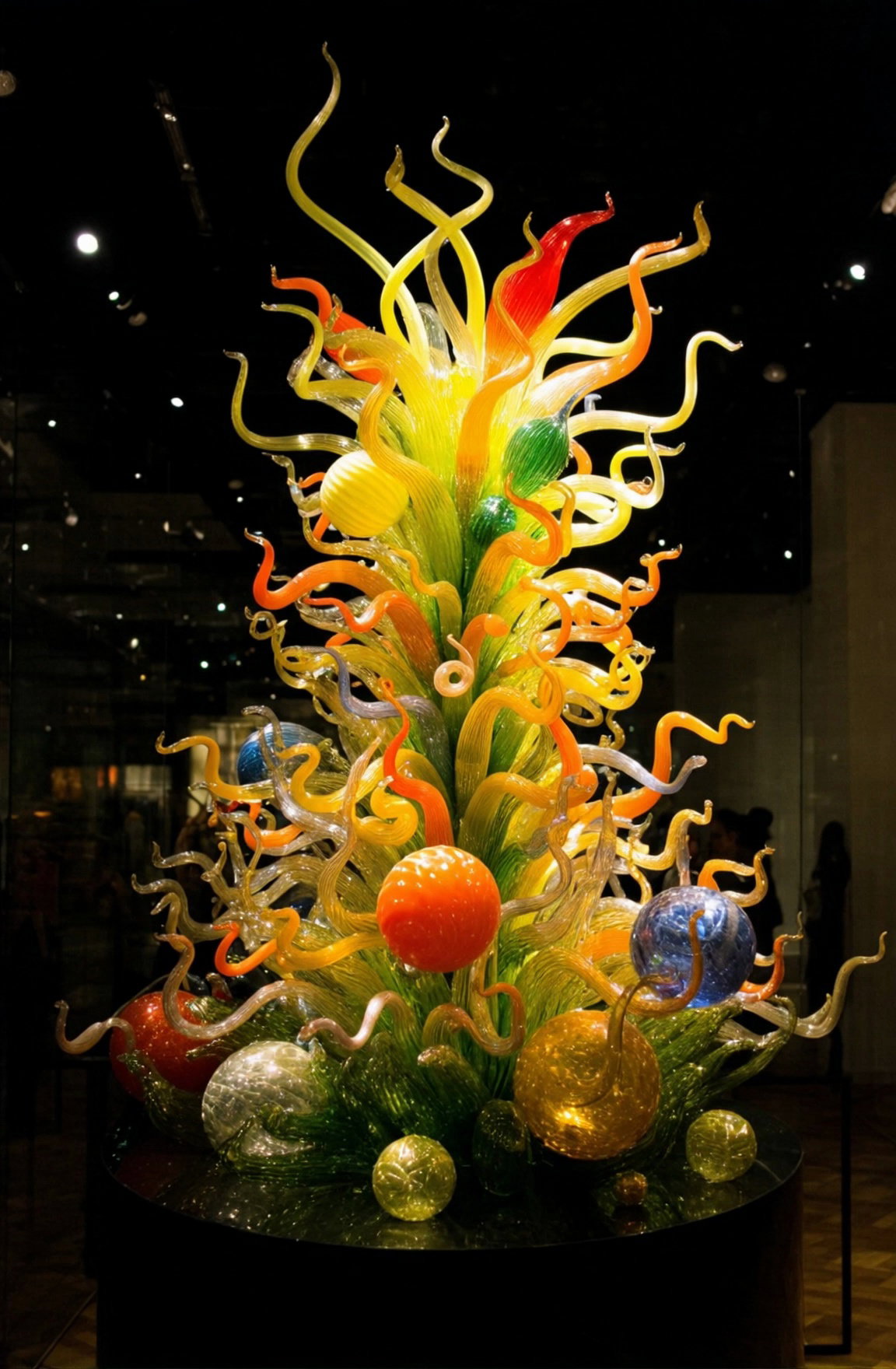 Colorful Glass Sculpture Coral Inspired Museum Display Video 2 Thumbnail