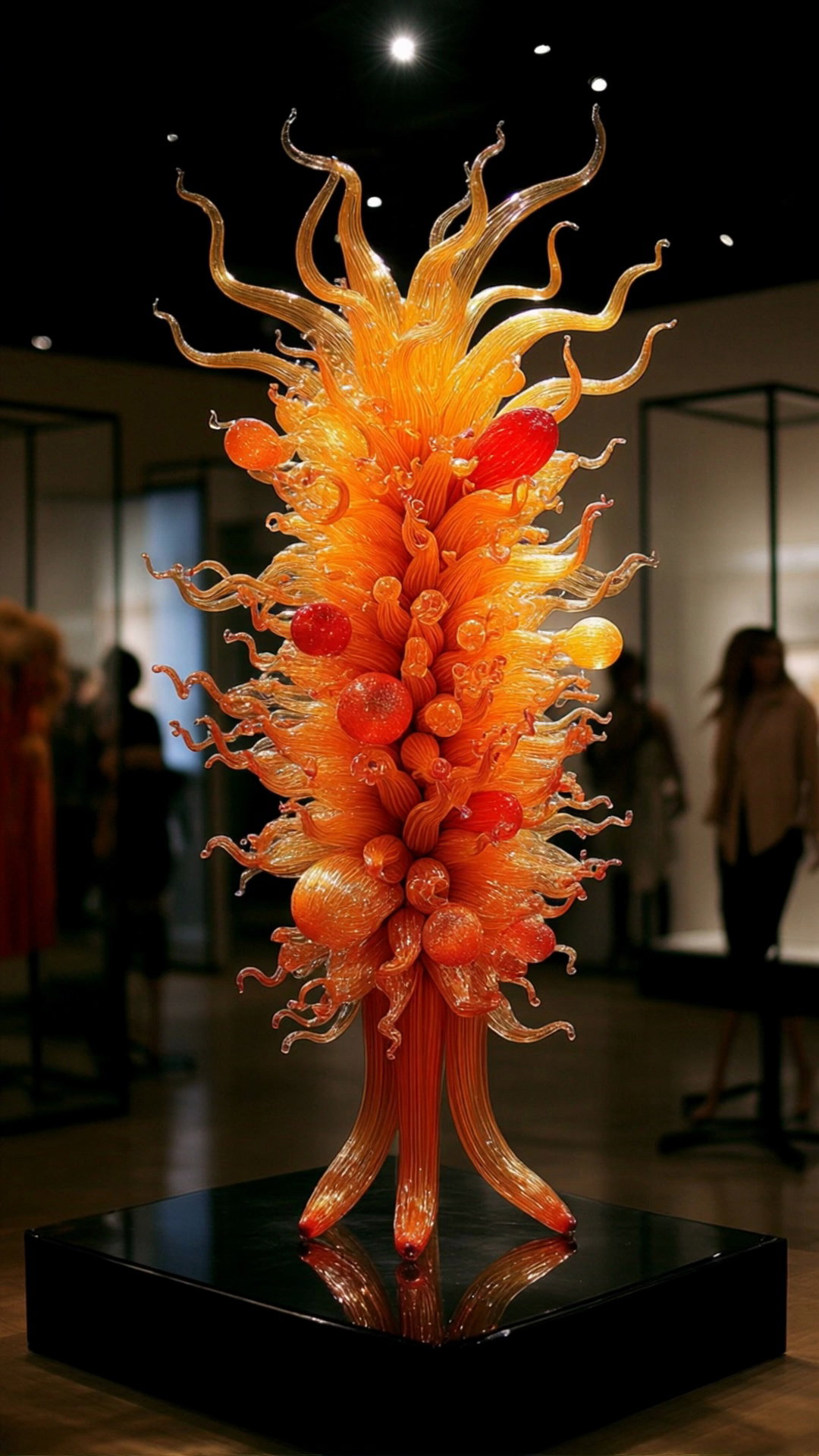 Colorful Glass Sculpture Coral Inspired Museum Display Video 3 Thumbnail