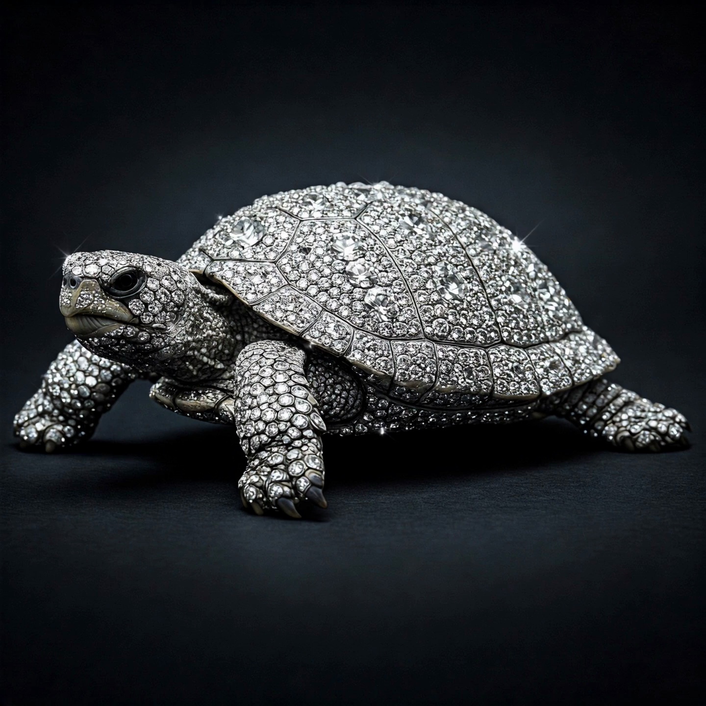 Diamond Encrusted Turtle Luxury Animal Closeup Video 2 Thumbnail