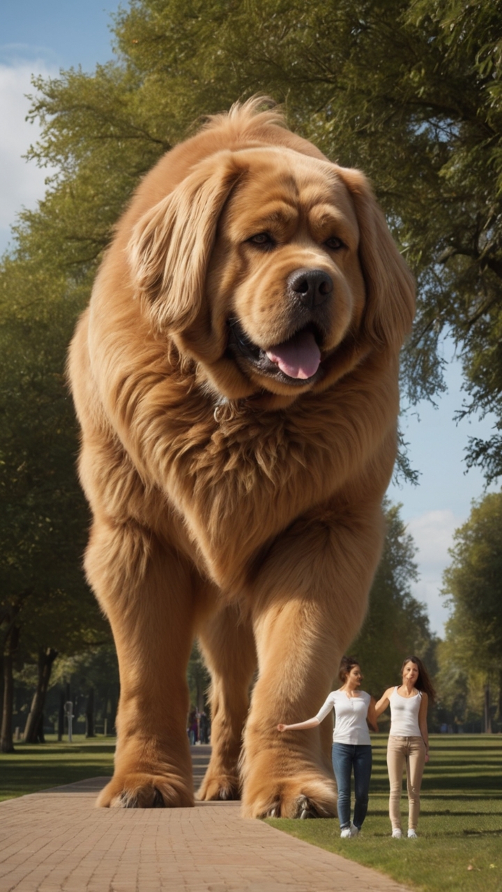 Giant Dog Park Walk Surreal 2