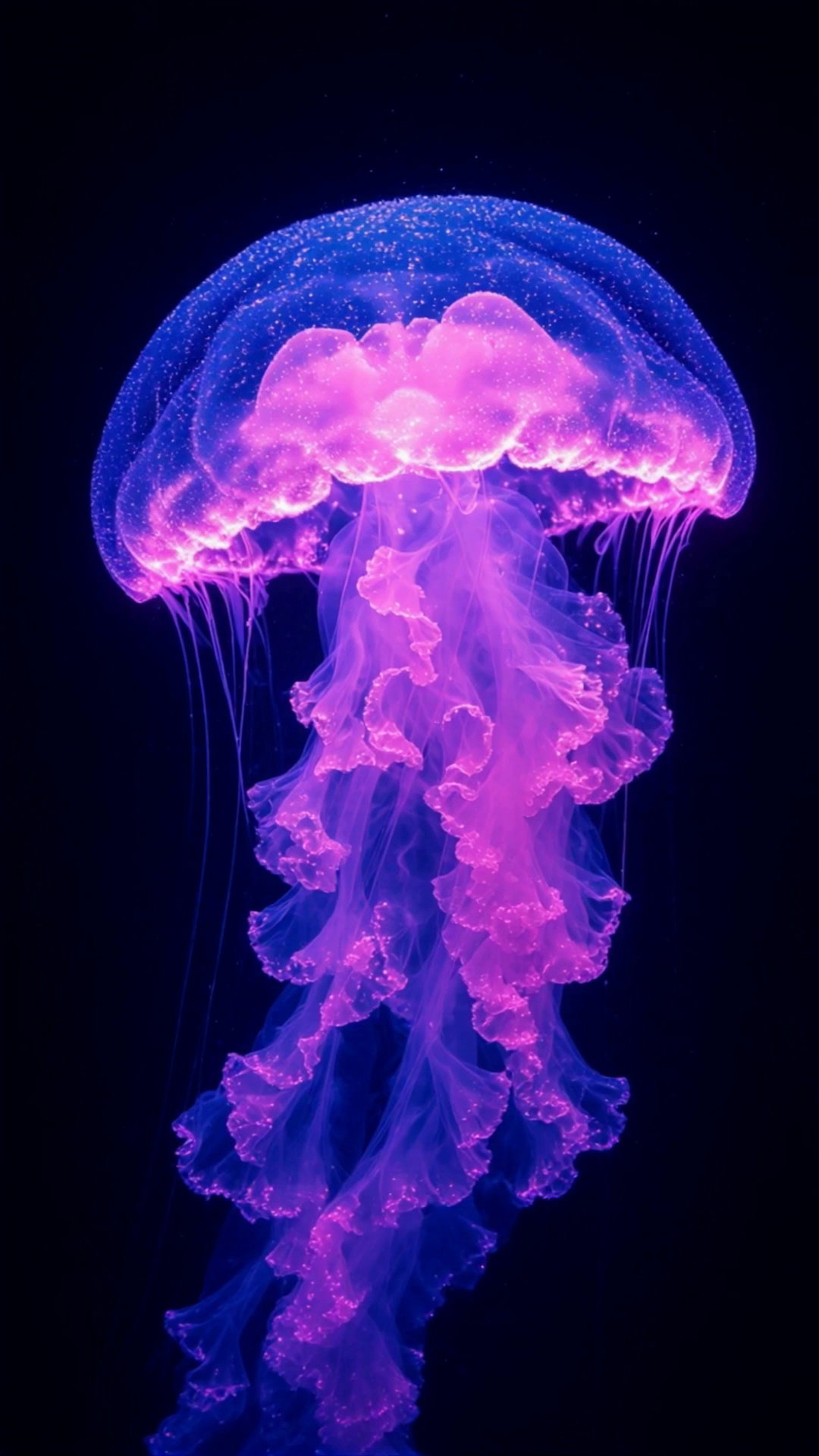 Glowing Jellyfish Deep Ocean Video 2 Thumbnail