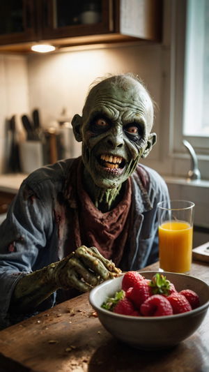 Happy Zombies Breakfast Kitchen 1