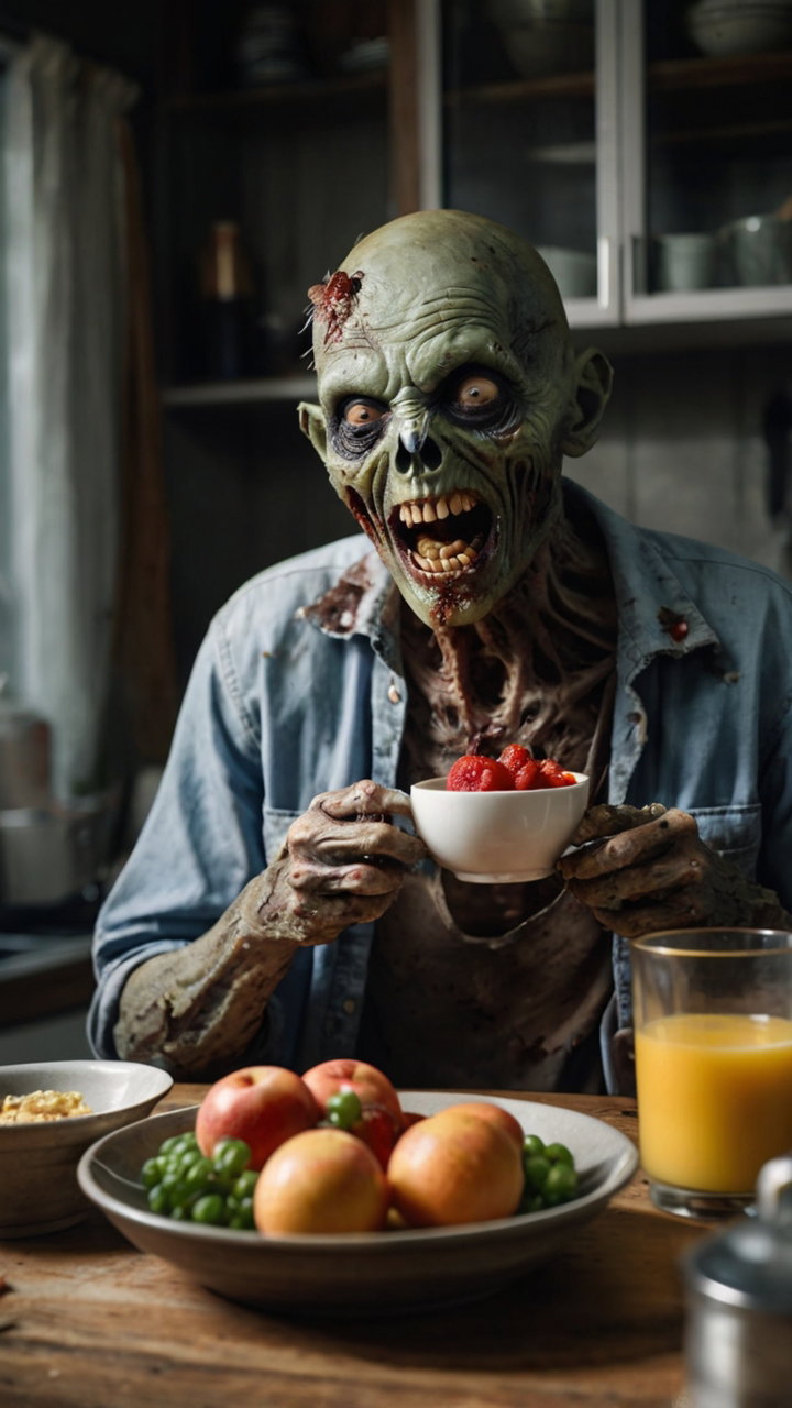 Happy Zombies Breakfast Kitchen 4