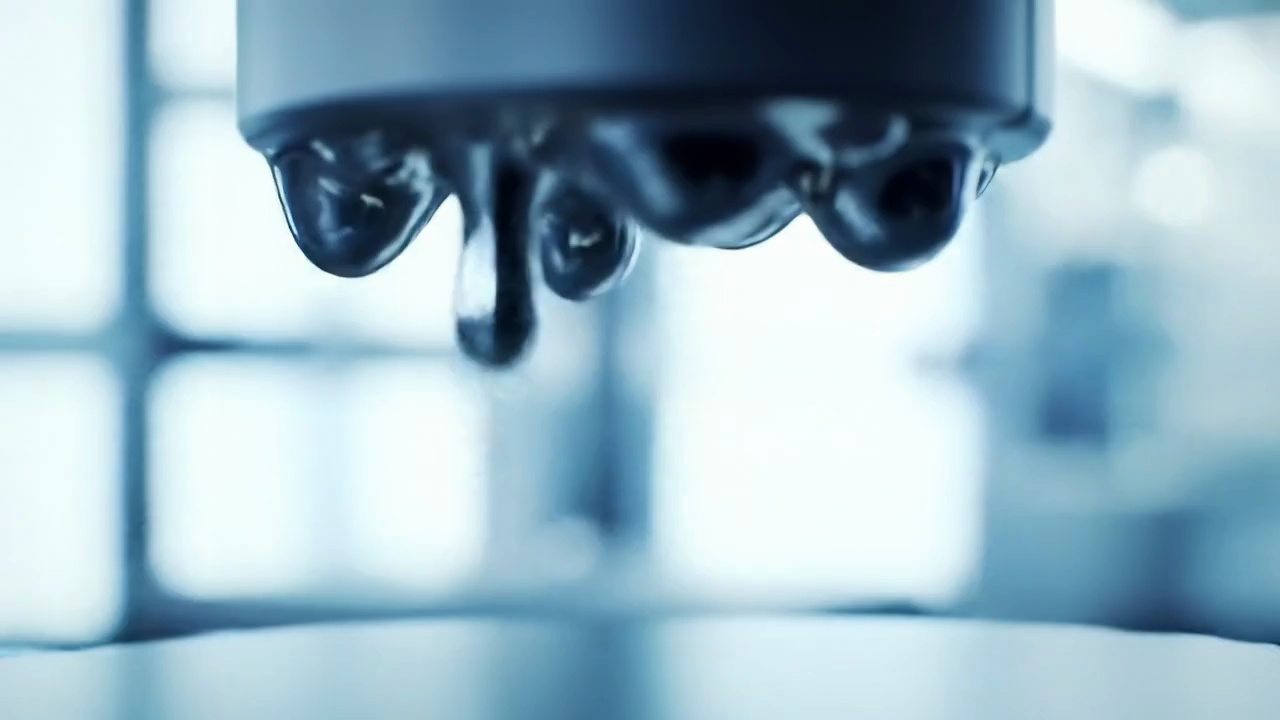 Liquid Metal Crystallization From Nozzle On Metal Surface Video 2 Thumbnail