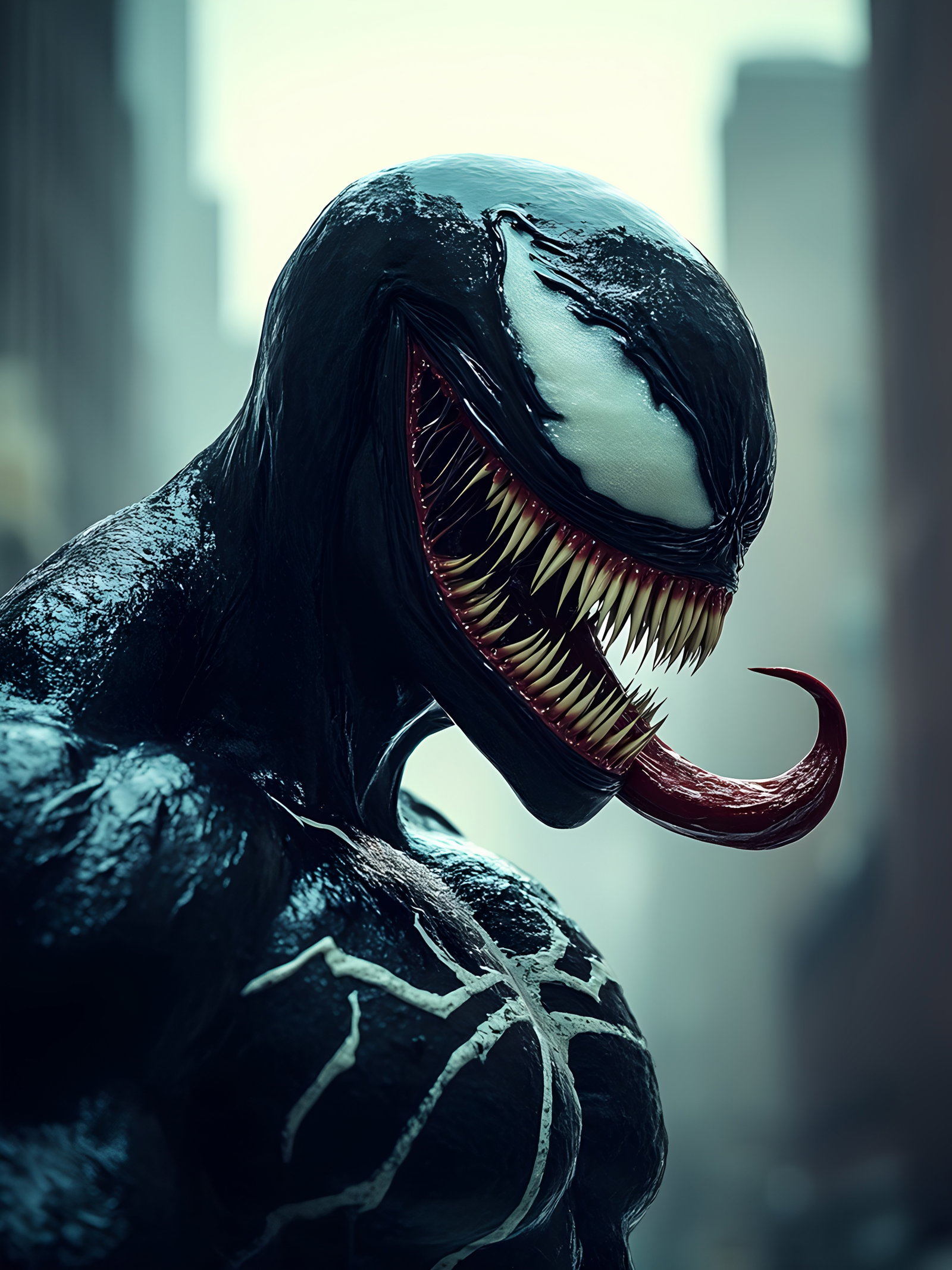Muscular Venom Side Profile In City 2