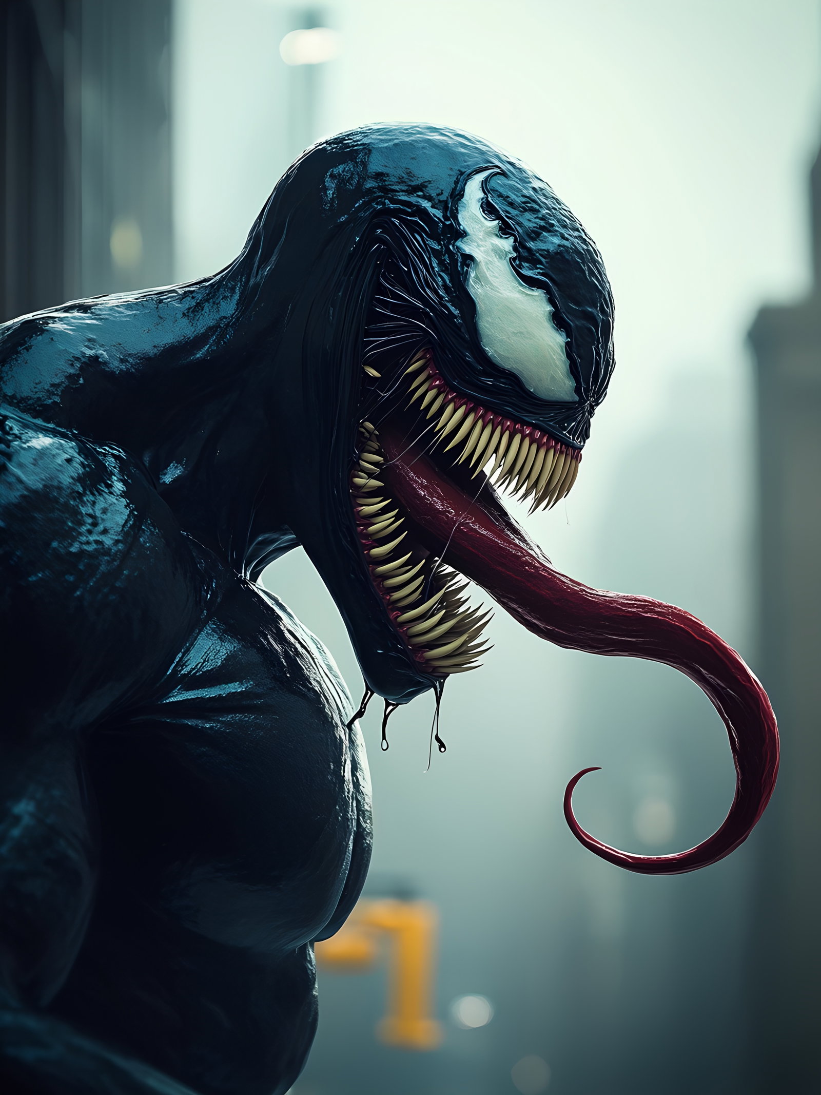 Muscular Venom Side Profile In City 4
