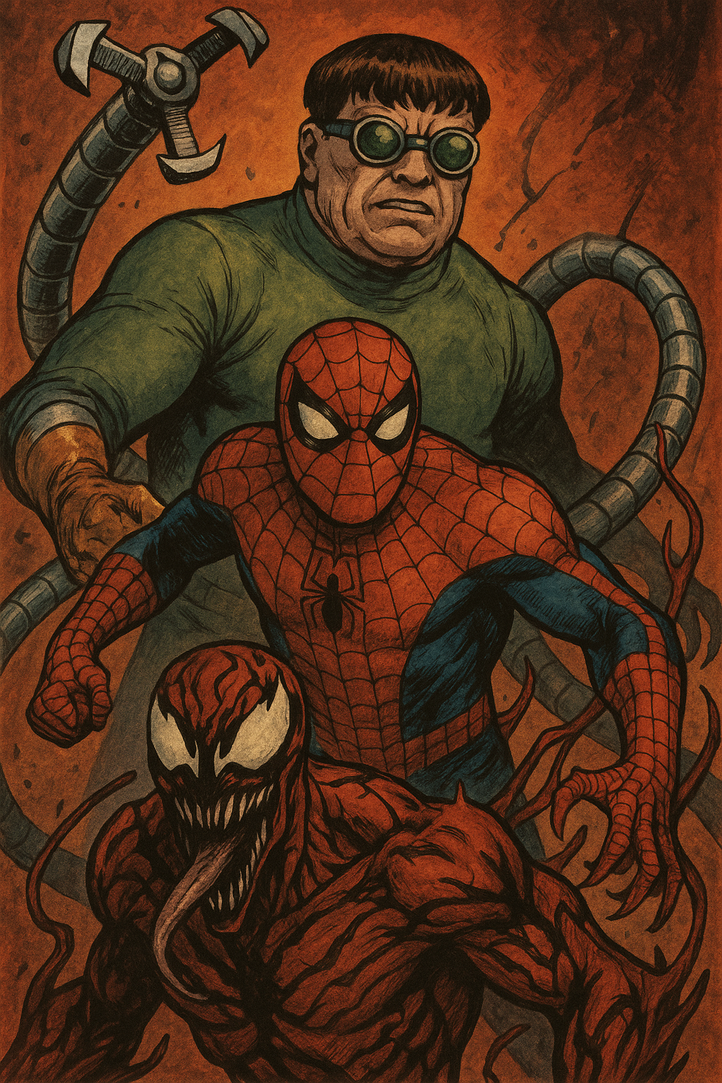 Spider Man Doctor Octopus Carnage Comic Showdown 2