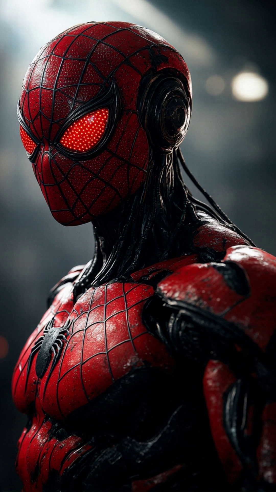 Spiderman Bio Armor Glowing Eyes Sci Fi Suit Video – video thumbnail