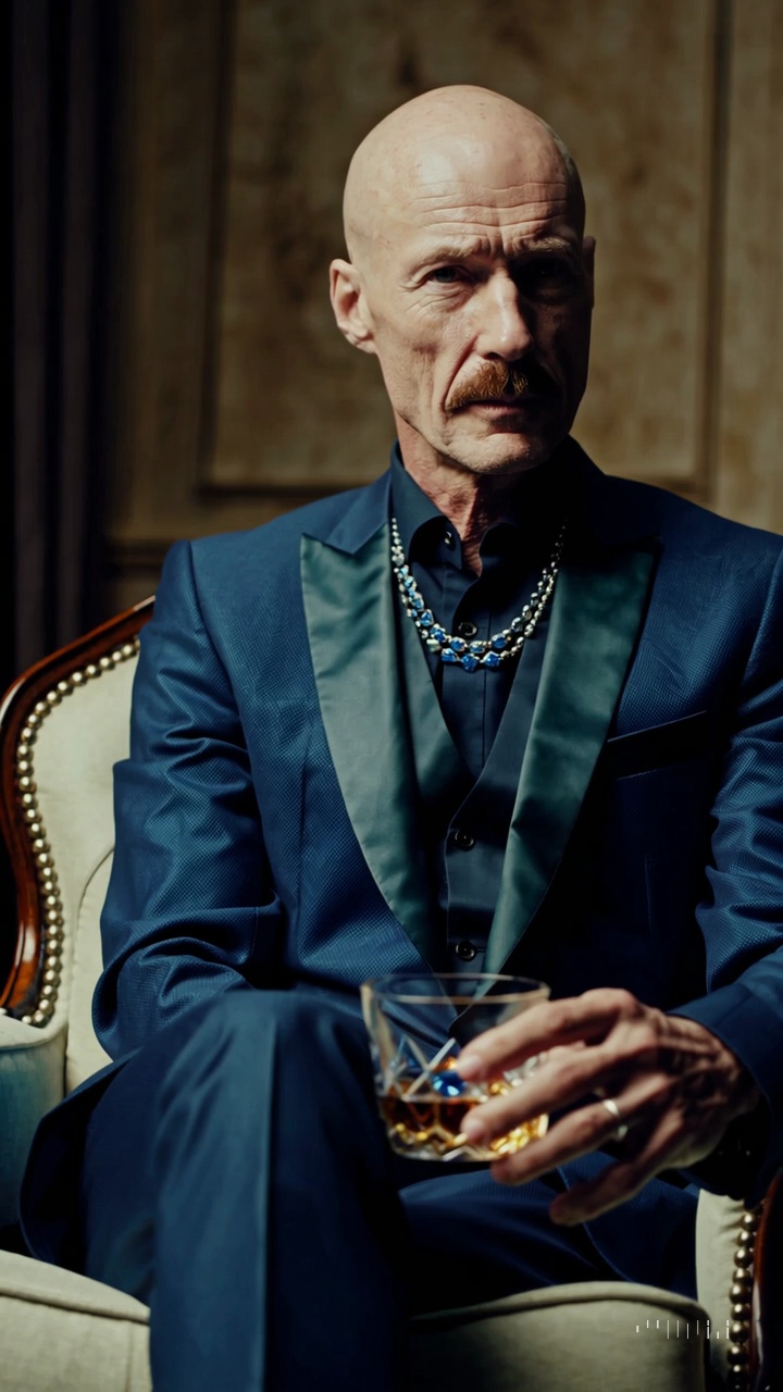 Walter White Blue Suit Blue Diamonds Whiskey Glass Video 2 Thumbnail