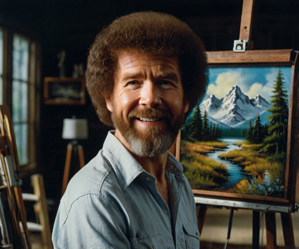 Bob Ross Mountain Painting Studio 2