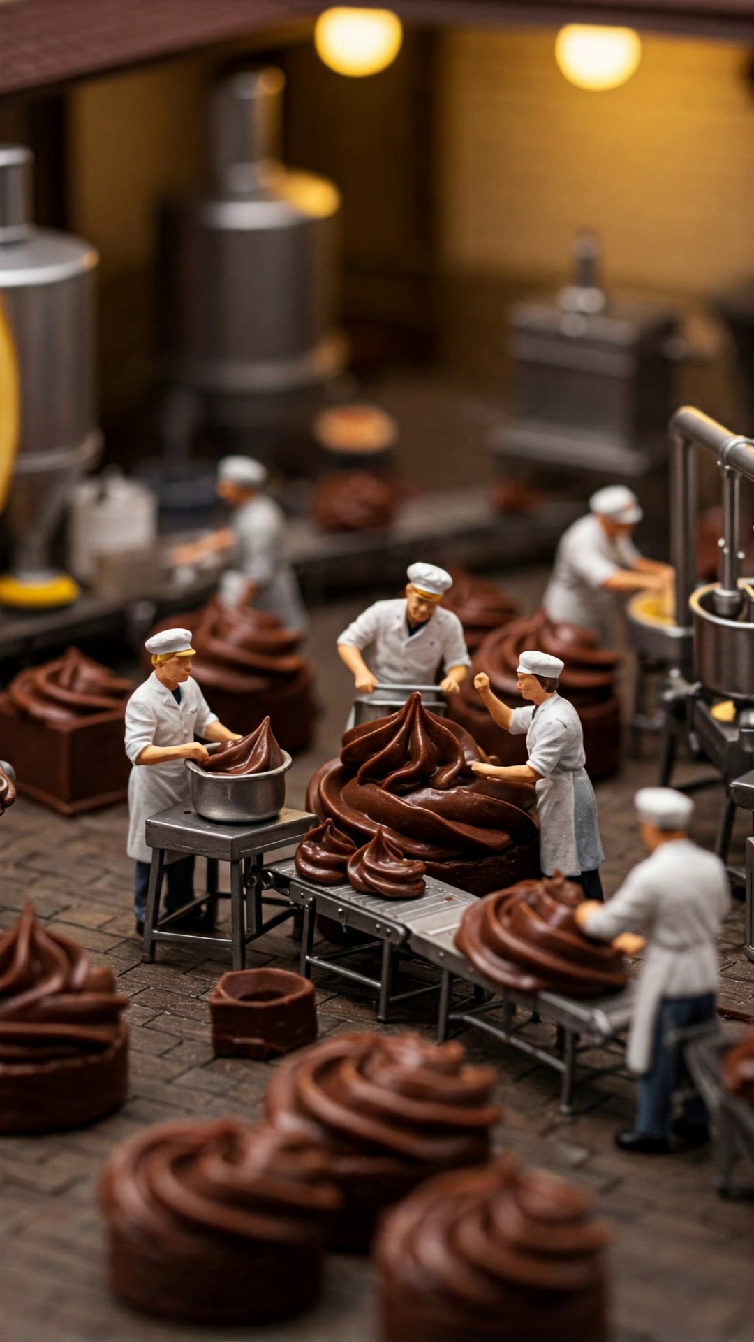 Chocolate Swirls Production Miniature Chefs Video – video thumbnail