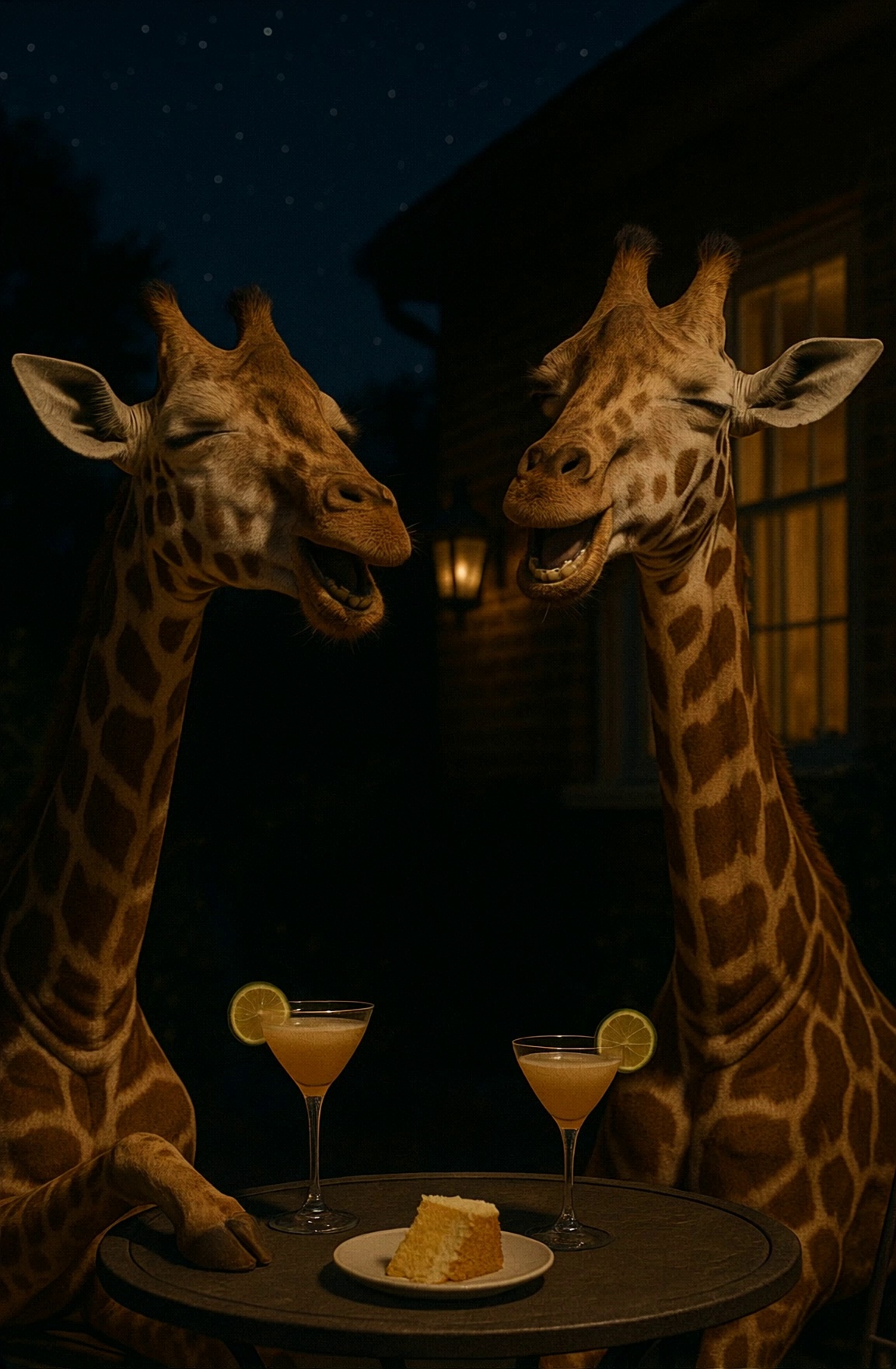 Giraffes Dinner Date Night Video – video thumbnail