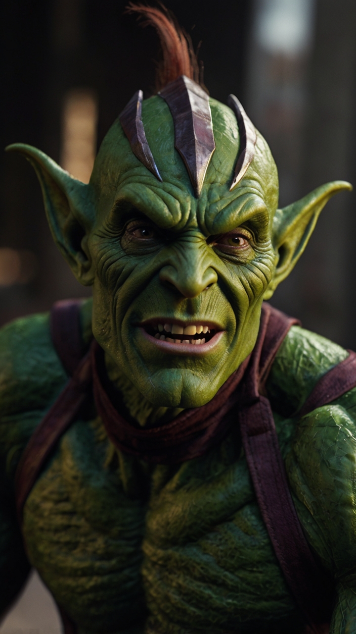 Green Goblin Warrior Closeup 3