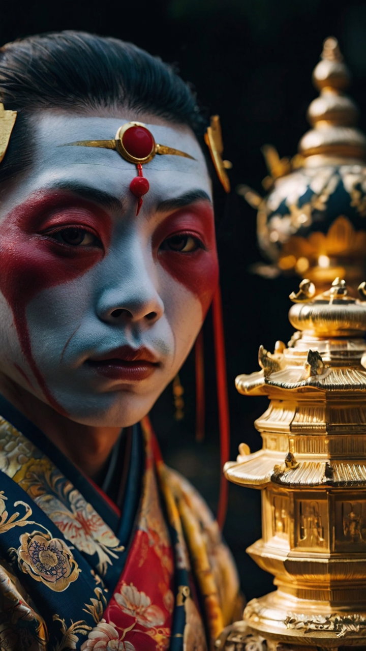Japanese Mythological Gods Closeup 2