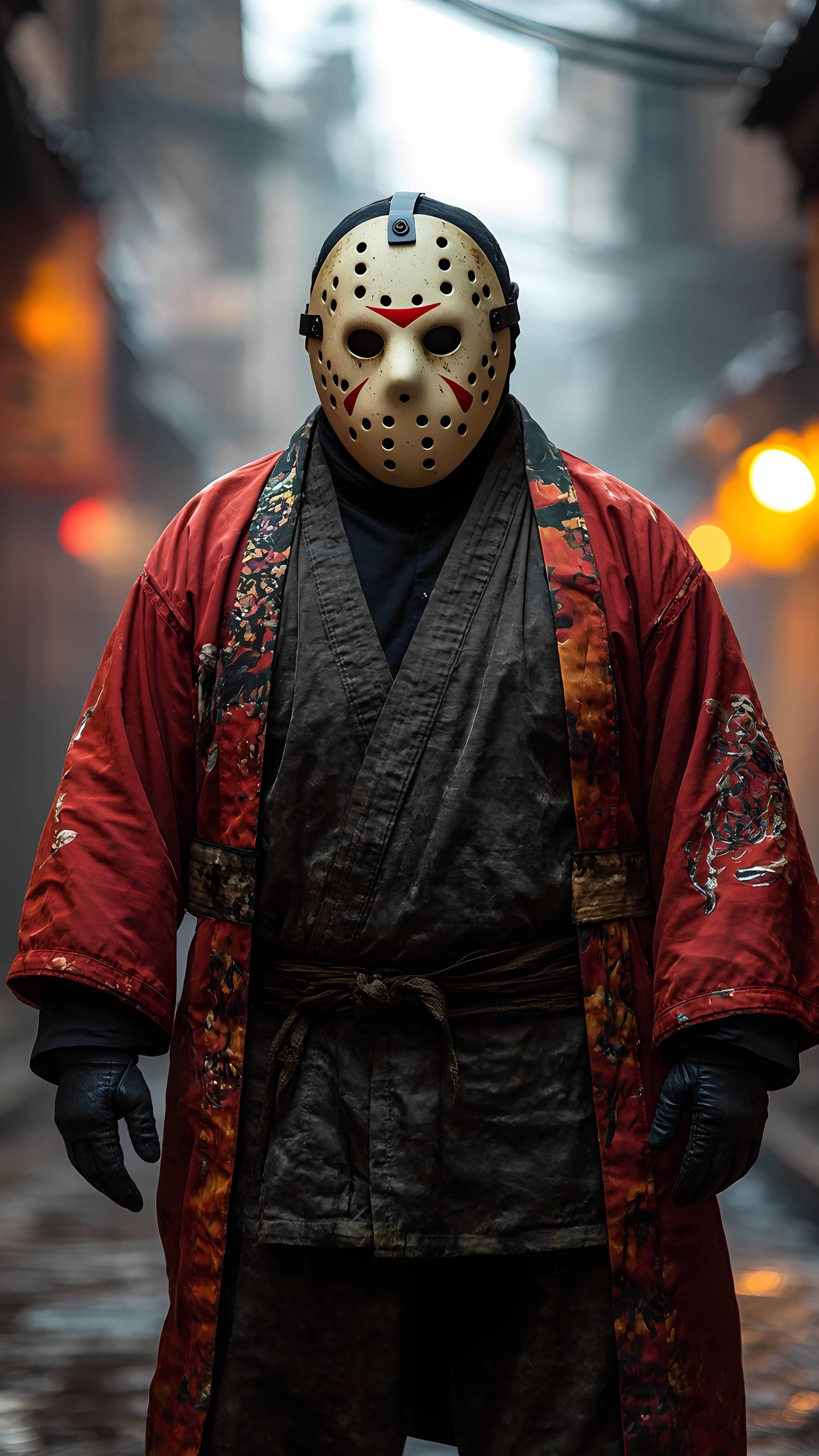 Jason Voorhees Samurai Warrior Hockey Mask Horror Fusion 1
