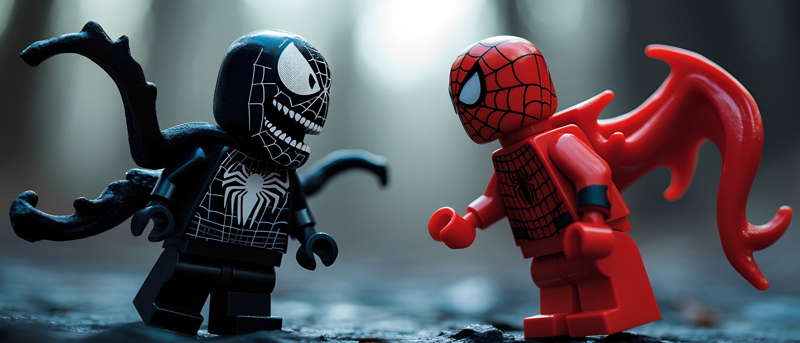 Lego Venom Vs Spiderman Battle Scene 2