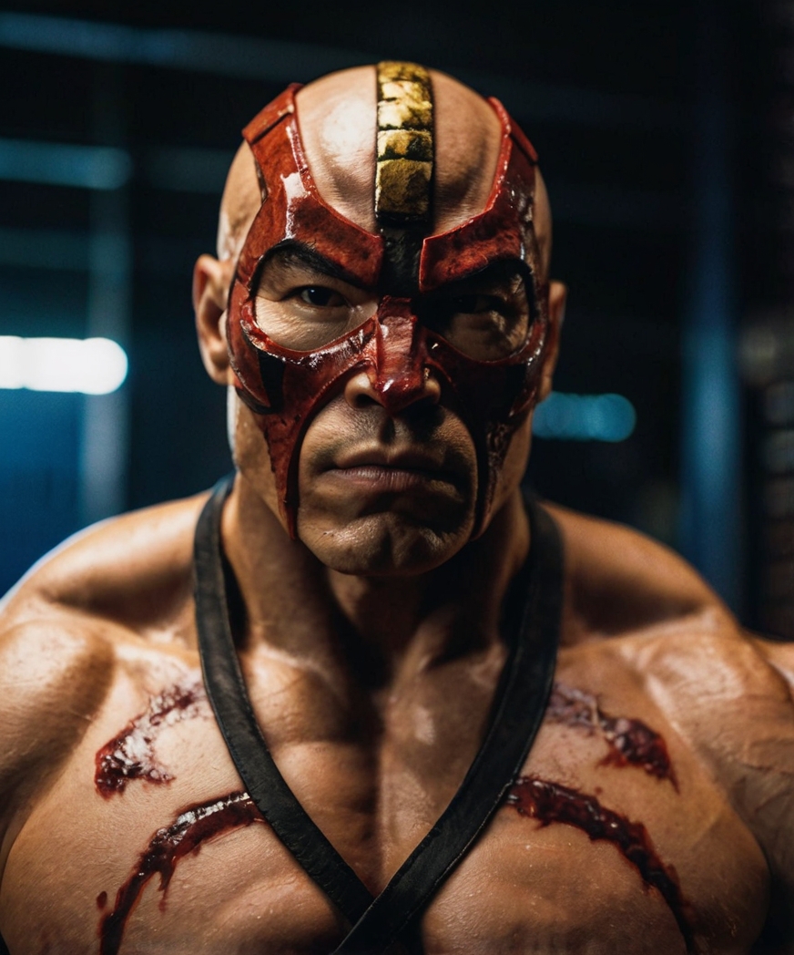 Mortal Kombat Mask Warriors Gym Scene 1
