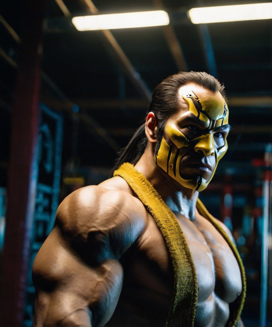 Mortal Kombat Mask Warriors Gym Scene 2