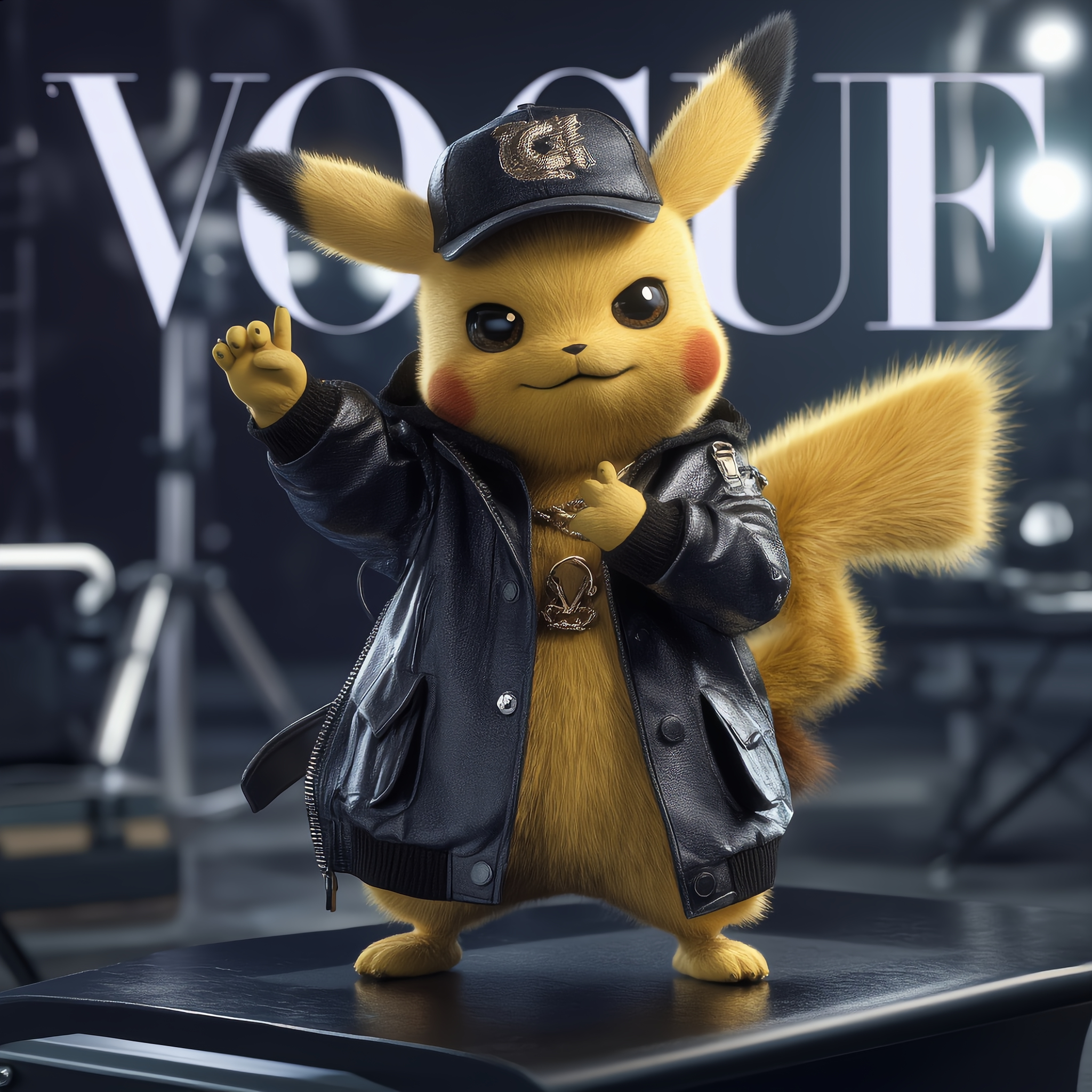 Pikachu Highfashion Vogue Cover 2