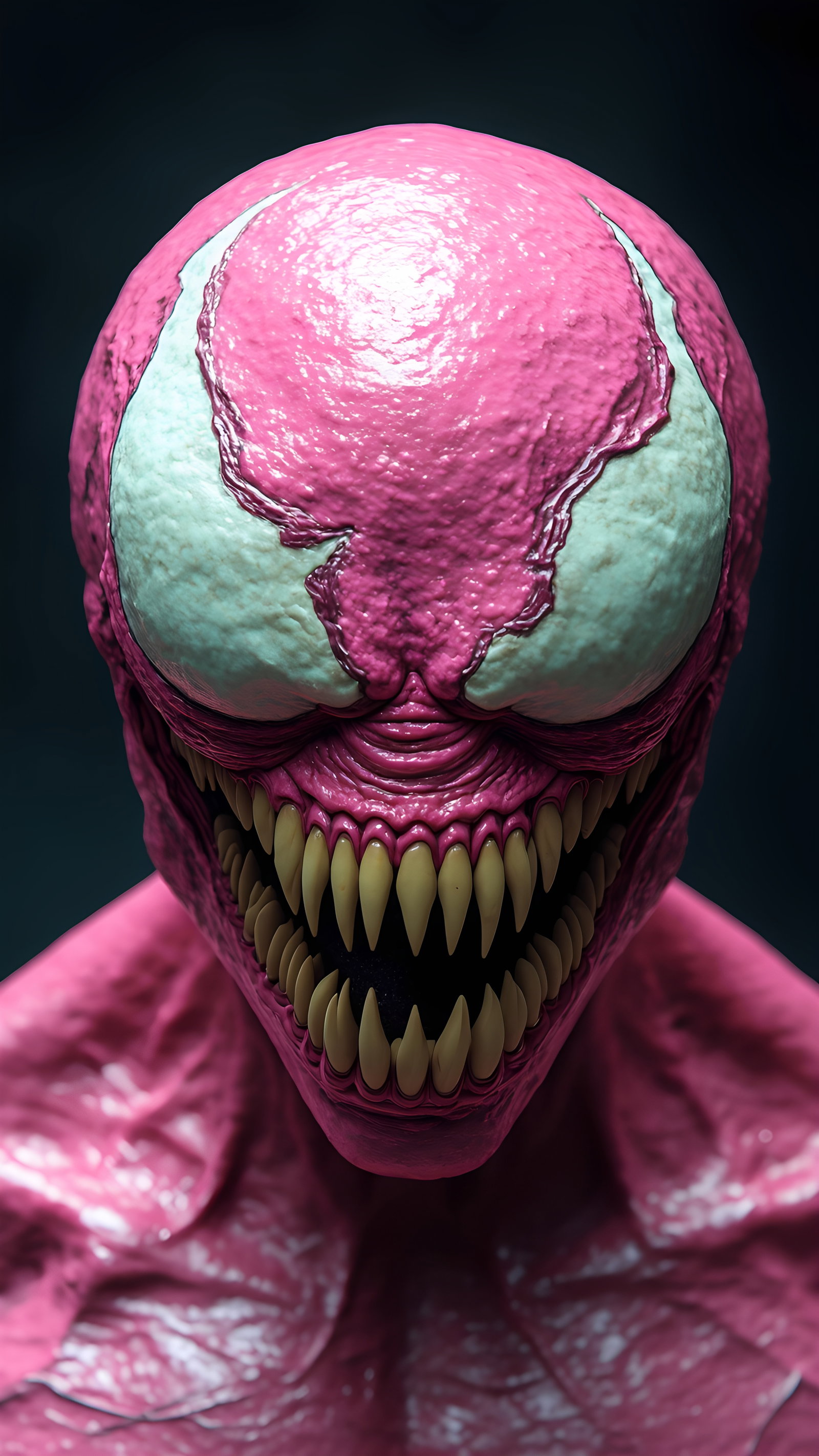 Pink Venom Symbiote Character Close Up 2