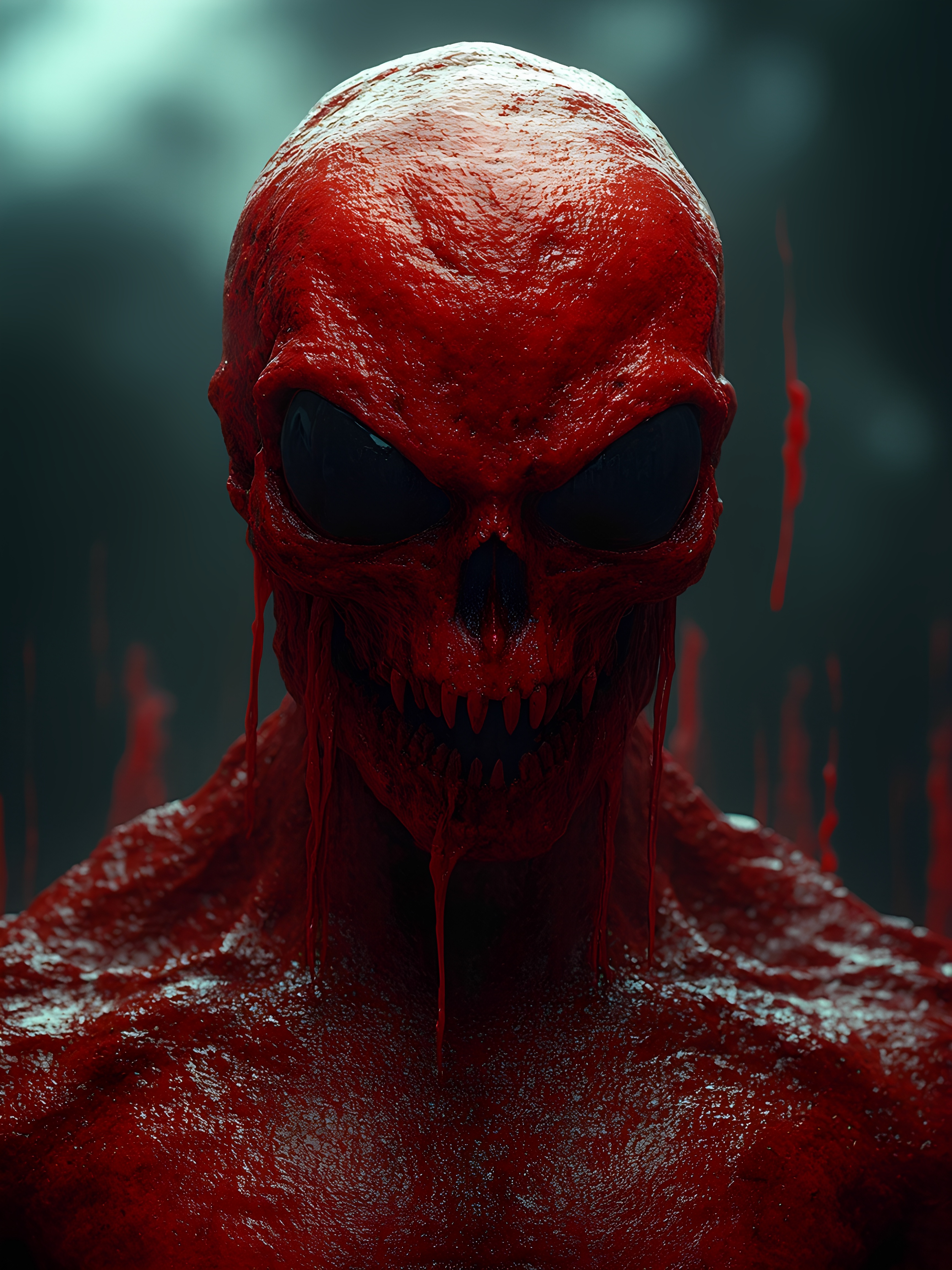 Red Skinned Humanoid Demon 1