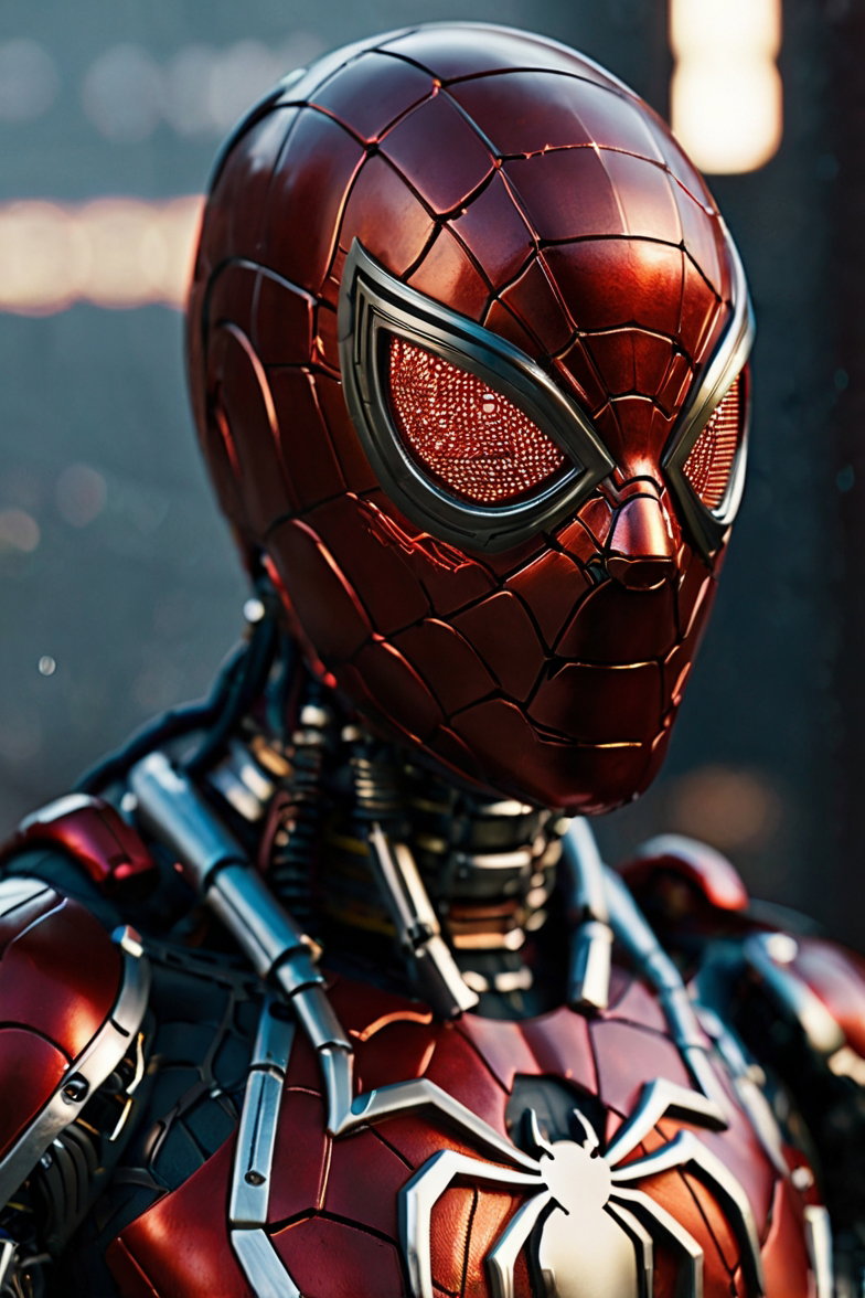 Robotic Spiderman Hyperrealistic Armor 3