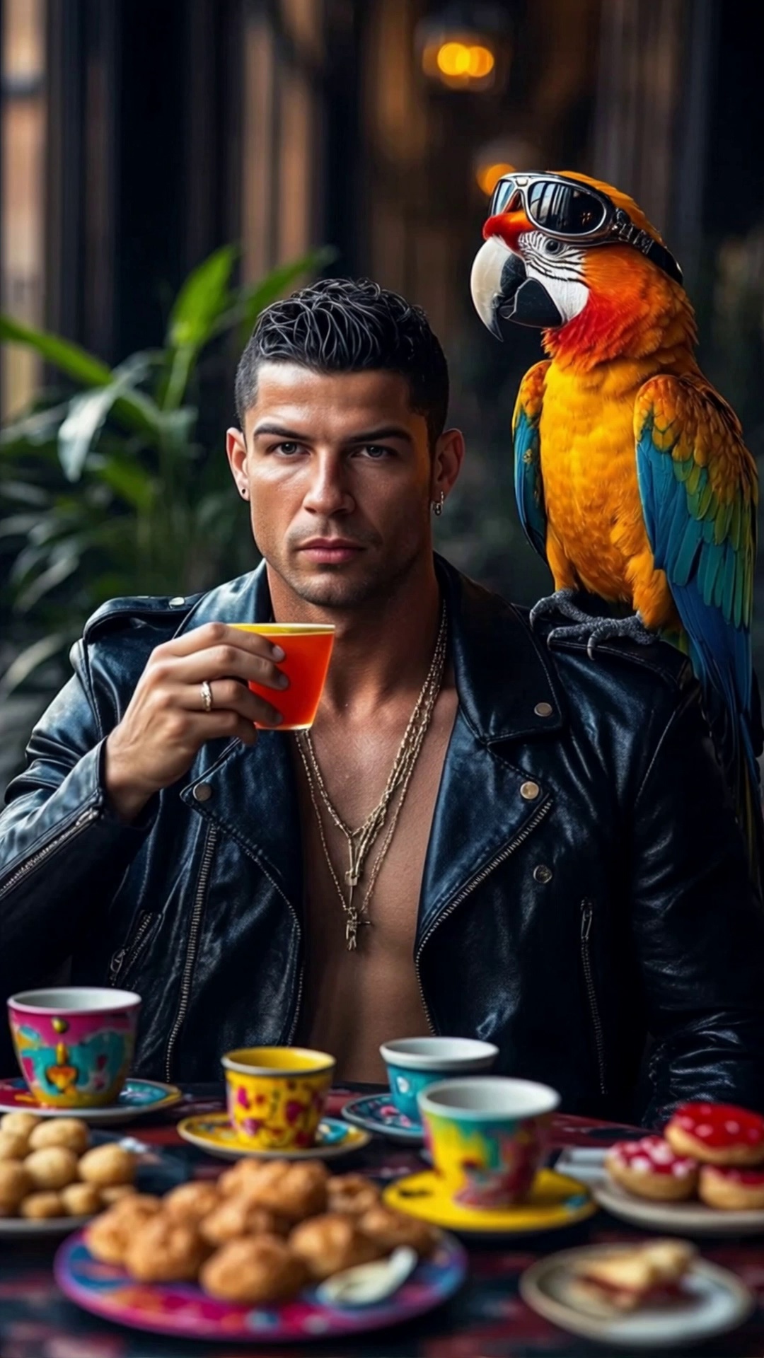 Ronaldo Tea Parrot Cafe Vibe Video – video thumbnail