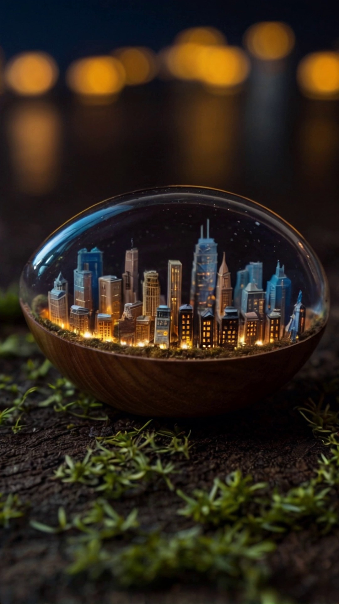 Rotating Glass Dome Cityscape View Video – video thumbnail