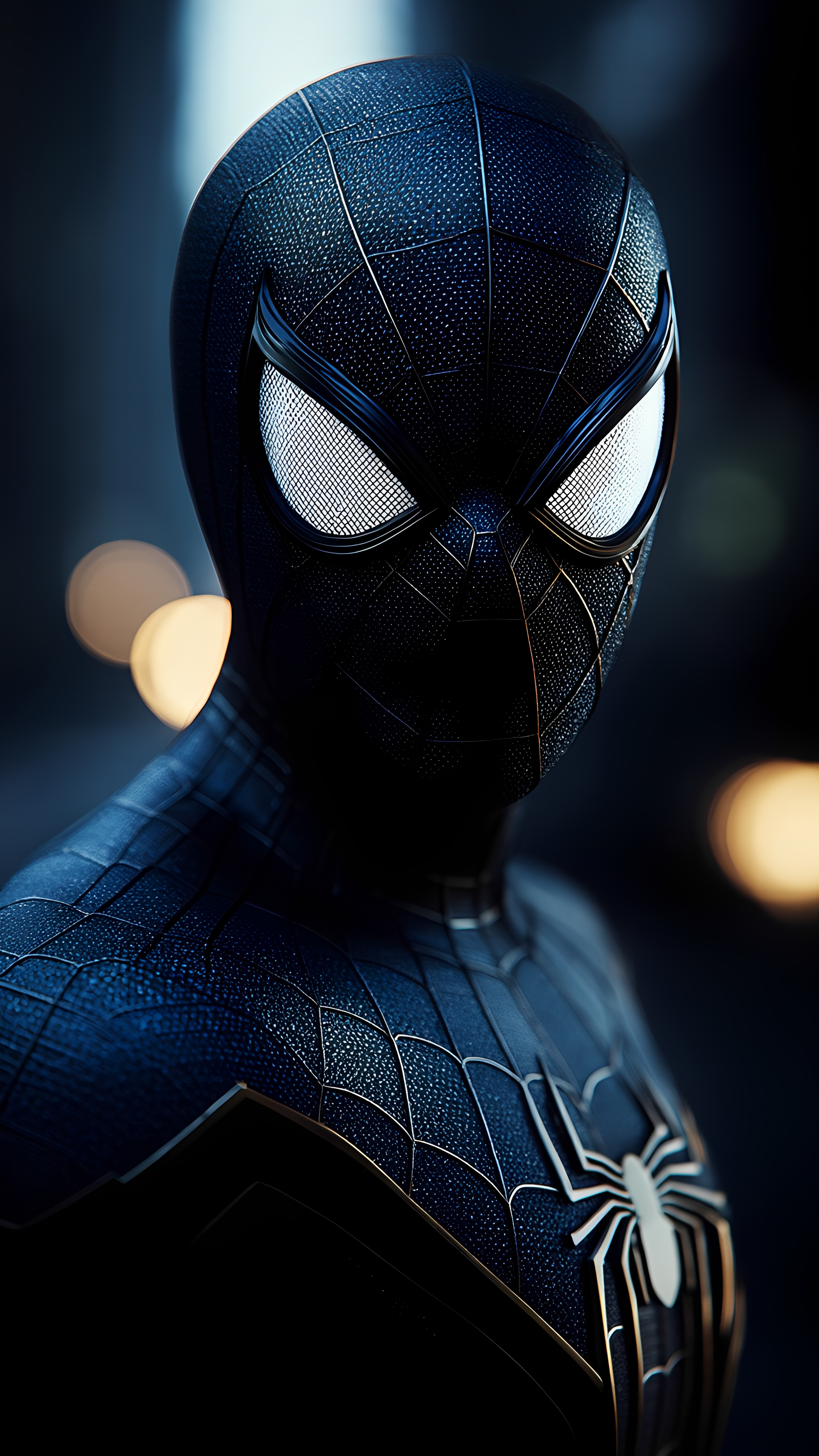 Spider Man Black Suit Closeup 1