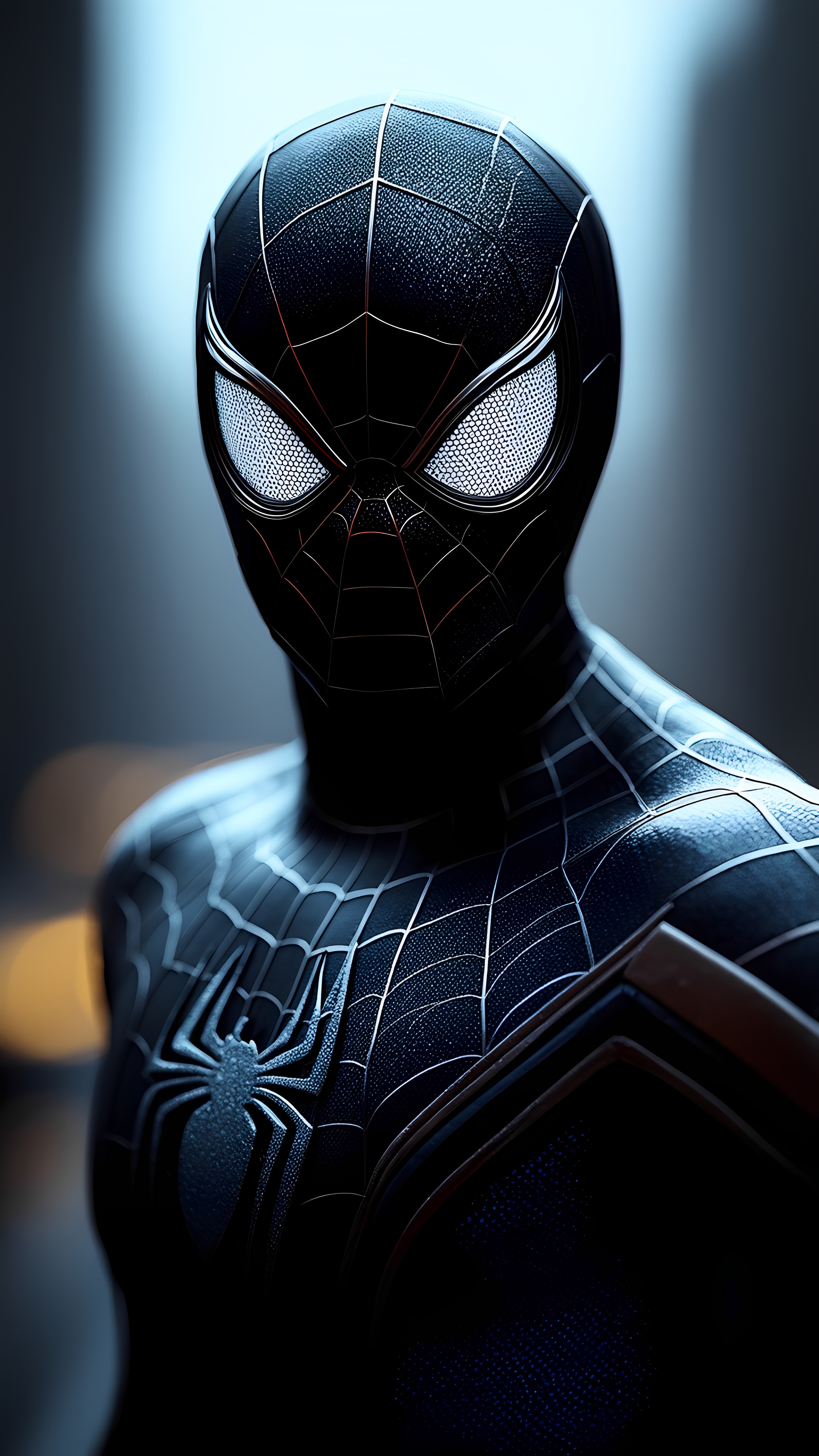 Spider Man Black Suit Closeup 2