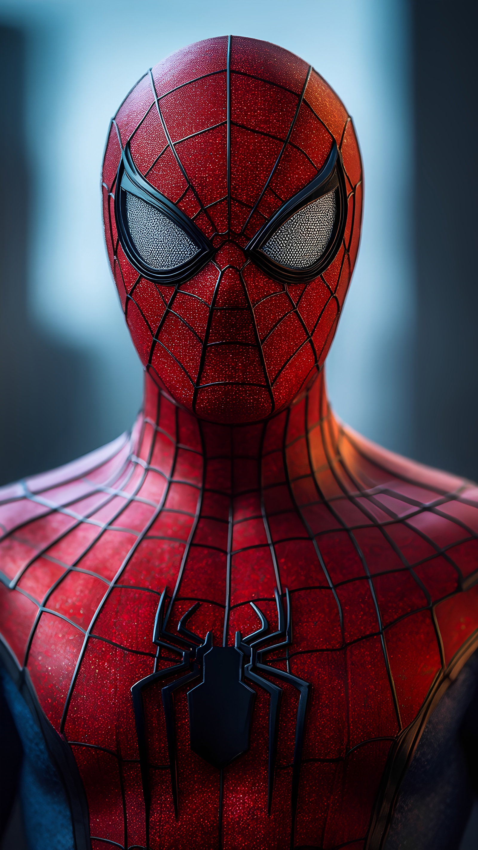Spiderman Closeup City Background Night Bokeh 2