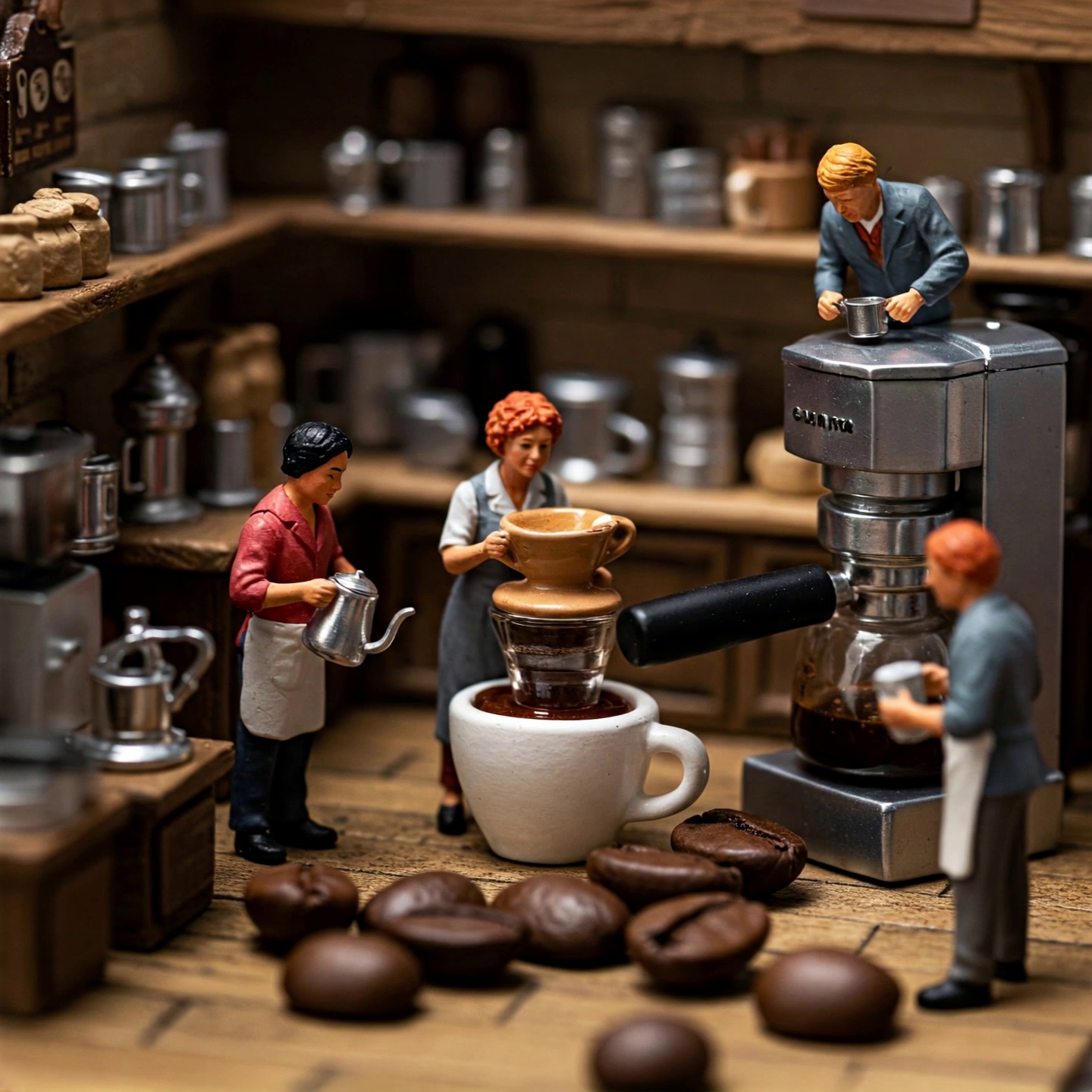 Tiny Coffee Shop Espresso Pourover Baristas Video – video thumbnail