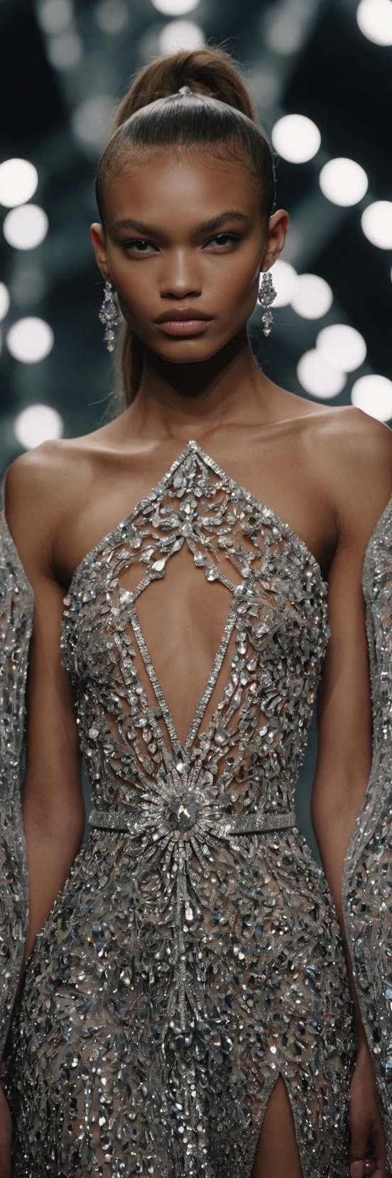 Top Models Runway Crystal And Fringe Couture 2