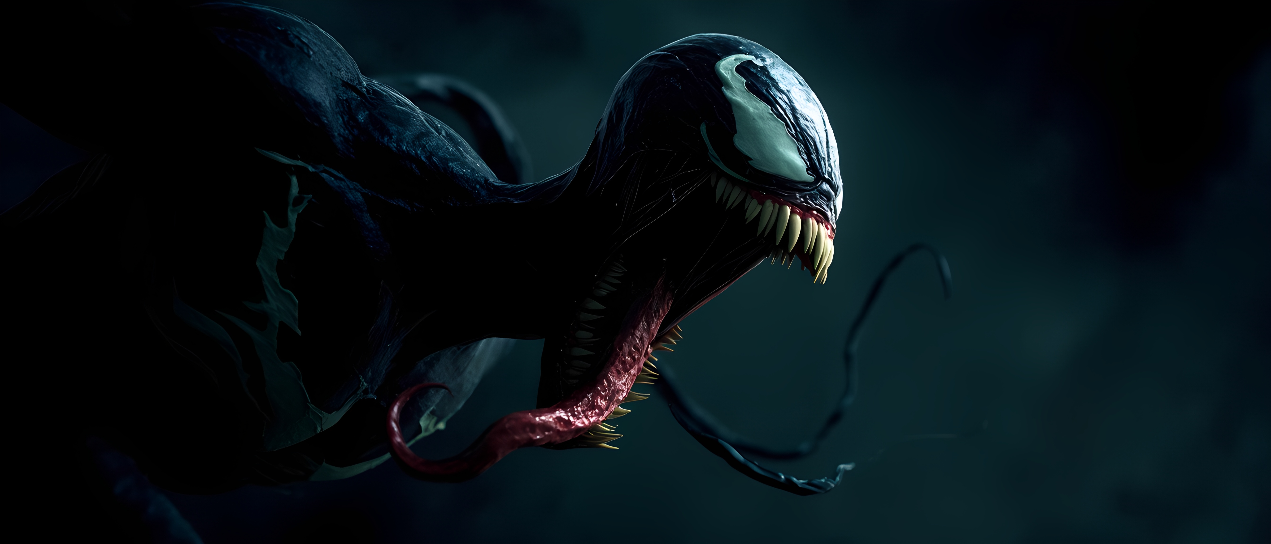 Venom Symbiote Lunging Darkness